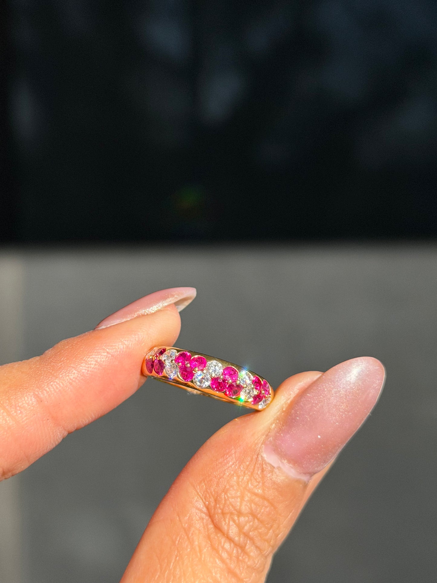 18k rubies and diamonds ring