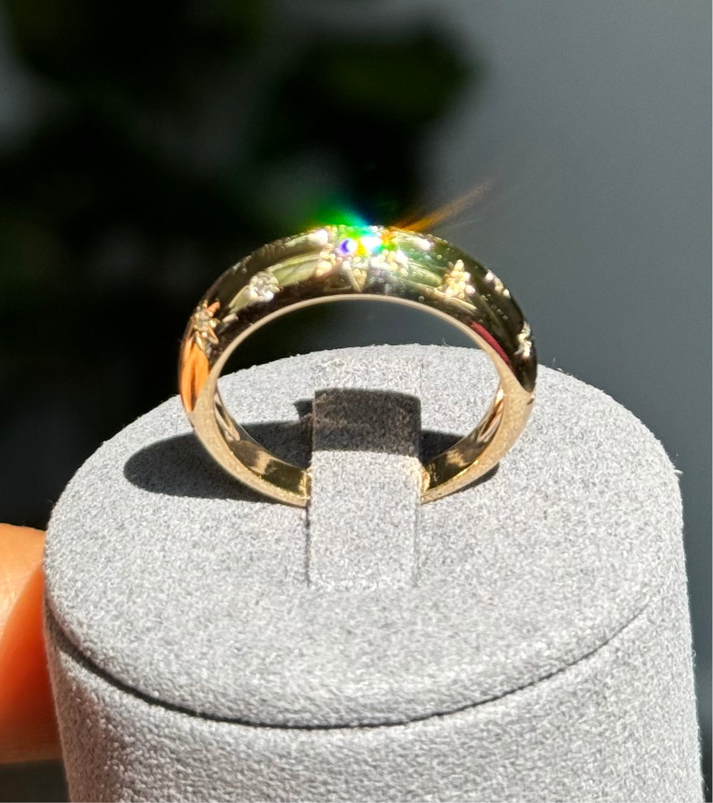14k Star Dust Band