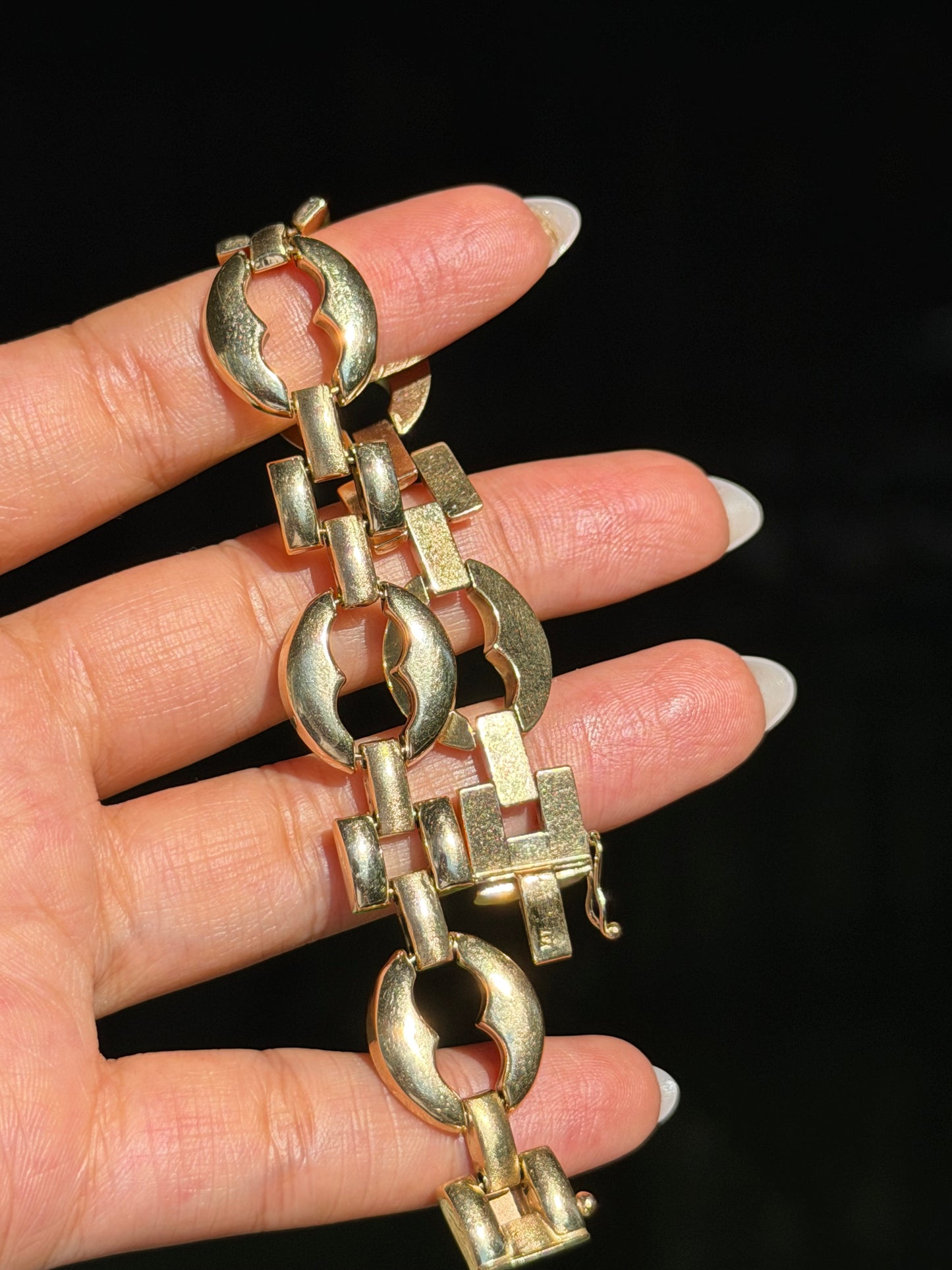14k Fancy mariner link brain