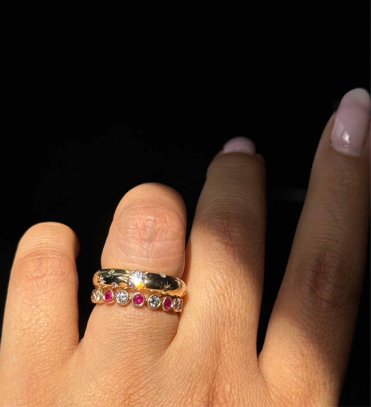 14k Star Dust Band