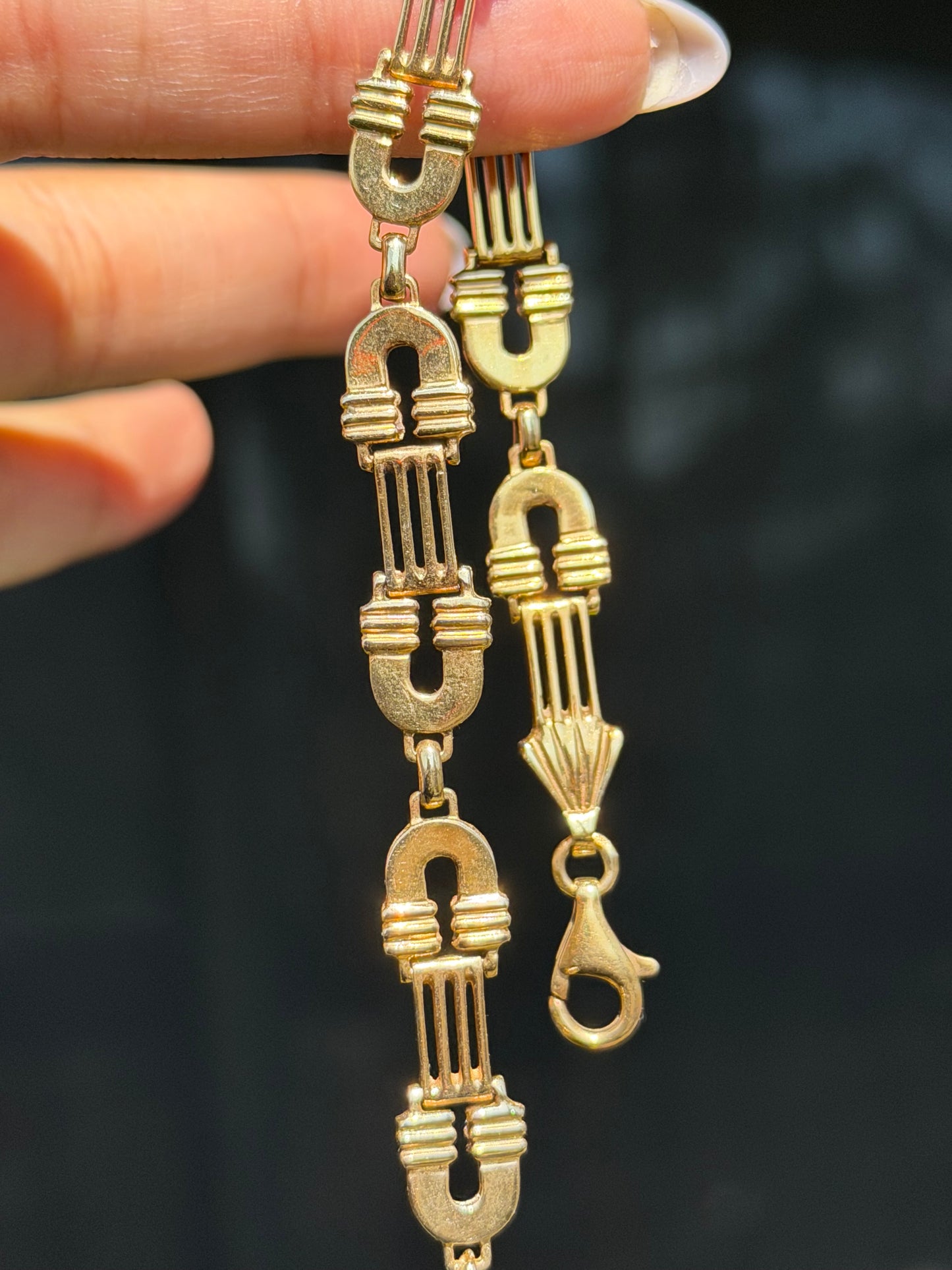 14k equestrian Bracelet