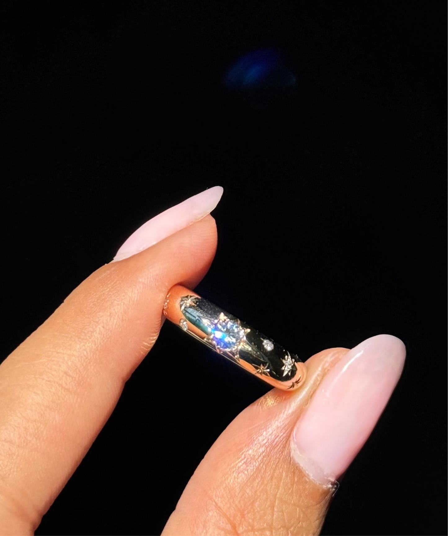 14k Star Dust Band