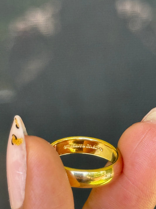Vintage 18k Tiffany& co band