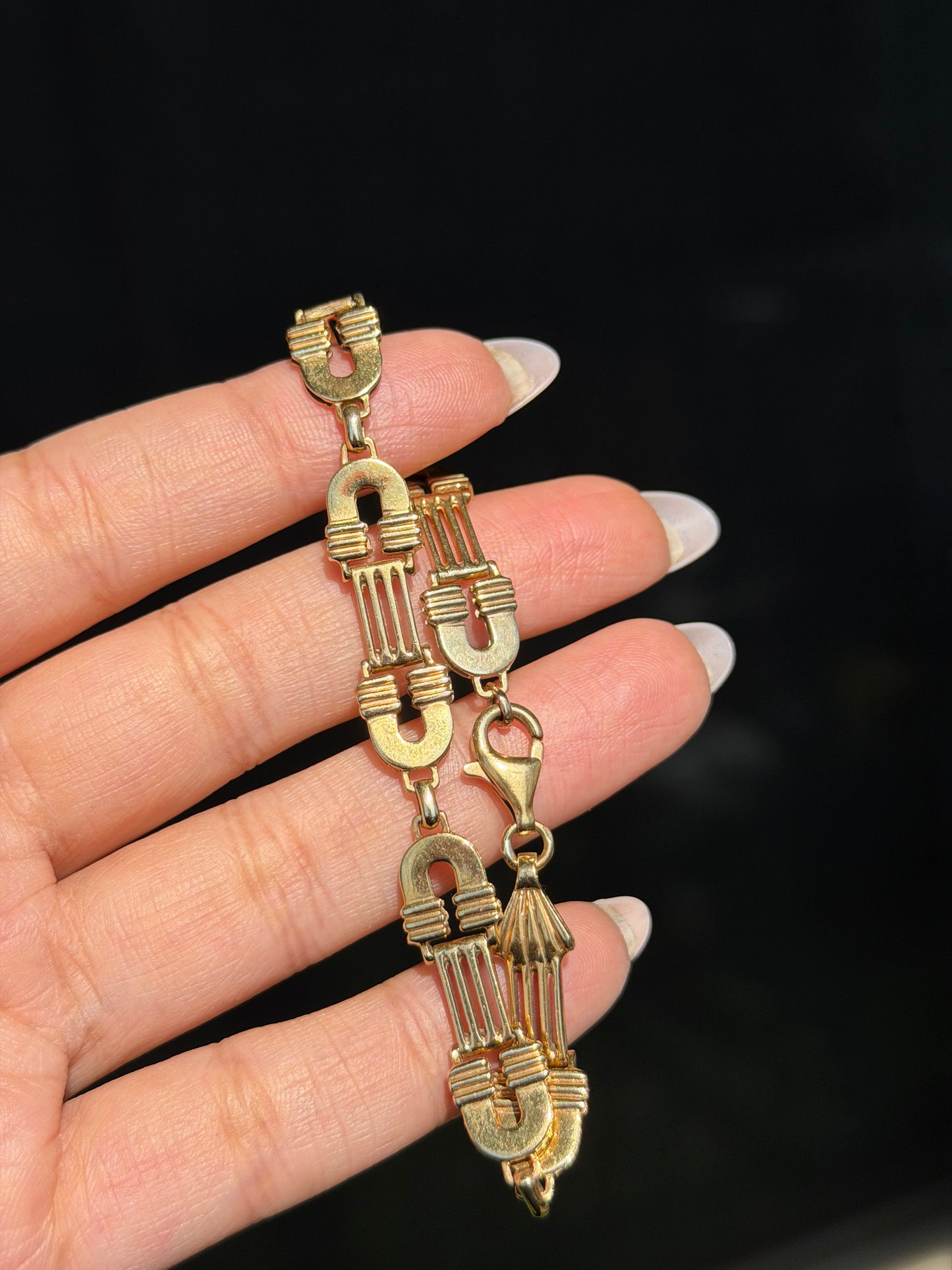 14k equestrian Bracelet
