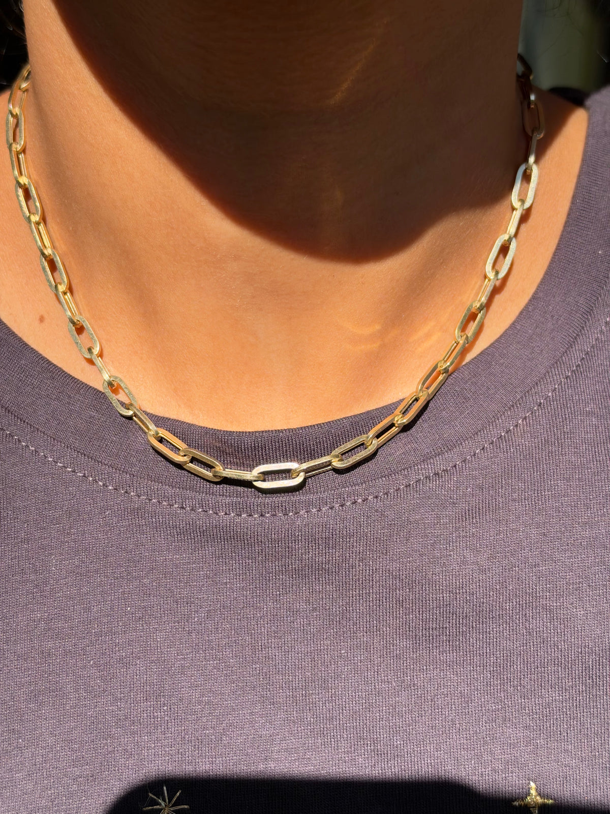 14k paper clip chain ✨