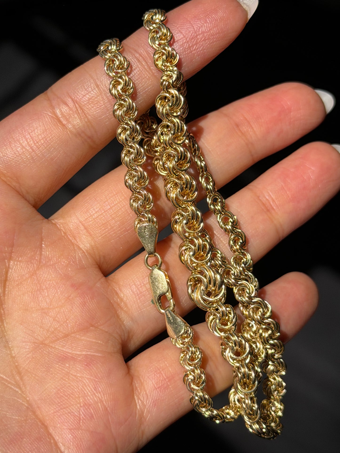 Vintage 14k Rosetta Necklace