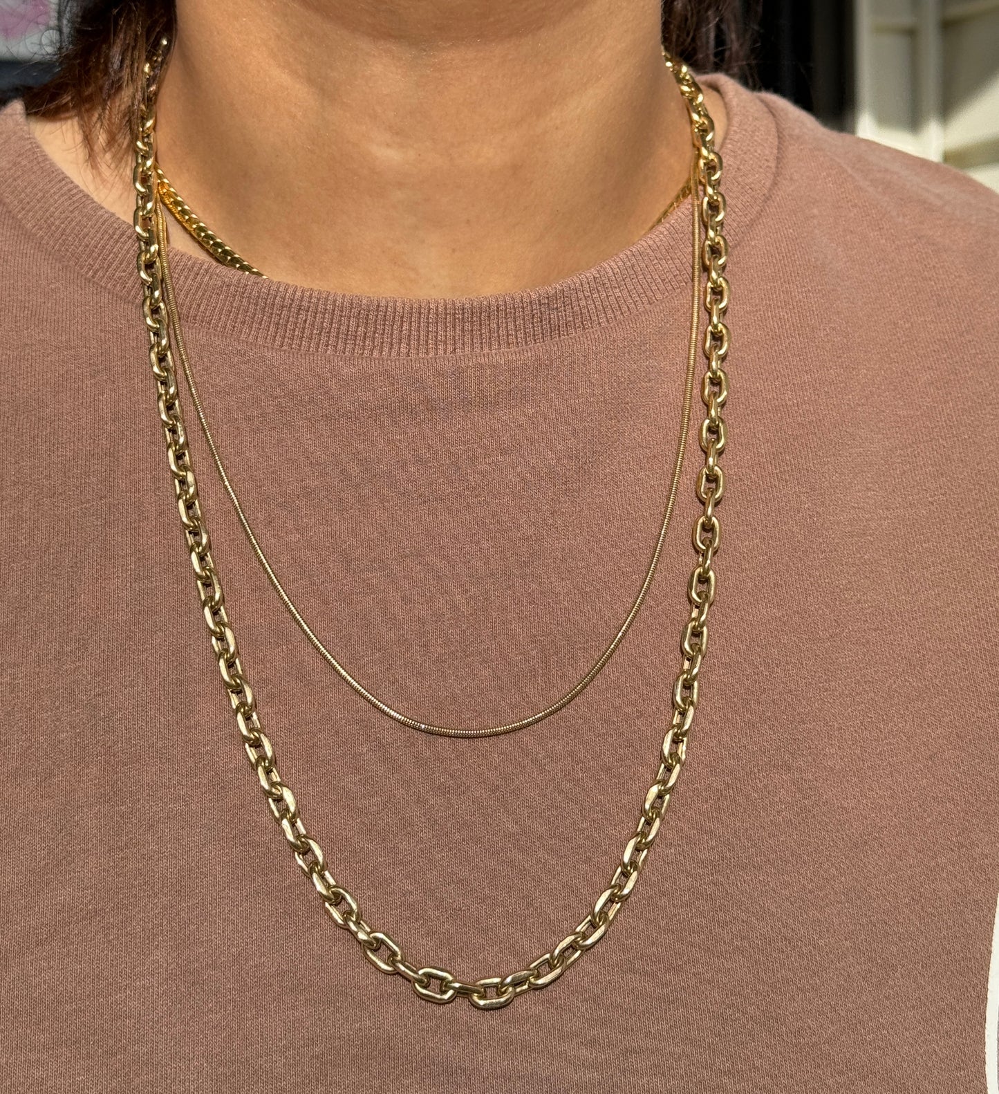 18k Biker chain