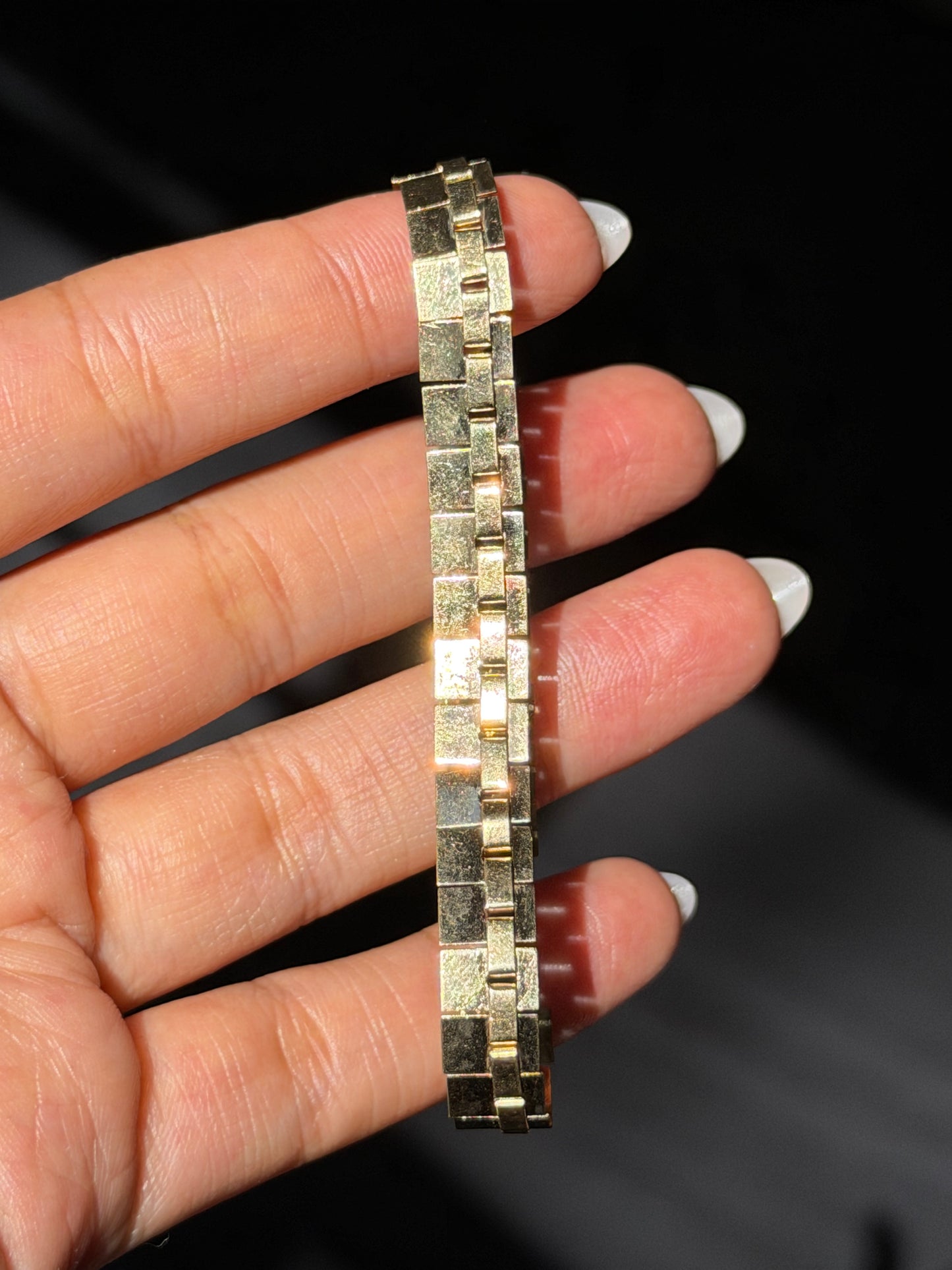 14k fringe cleopatra style bracelet