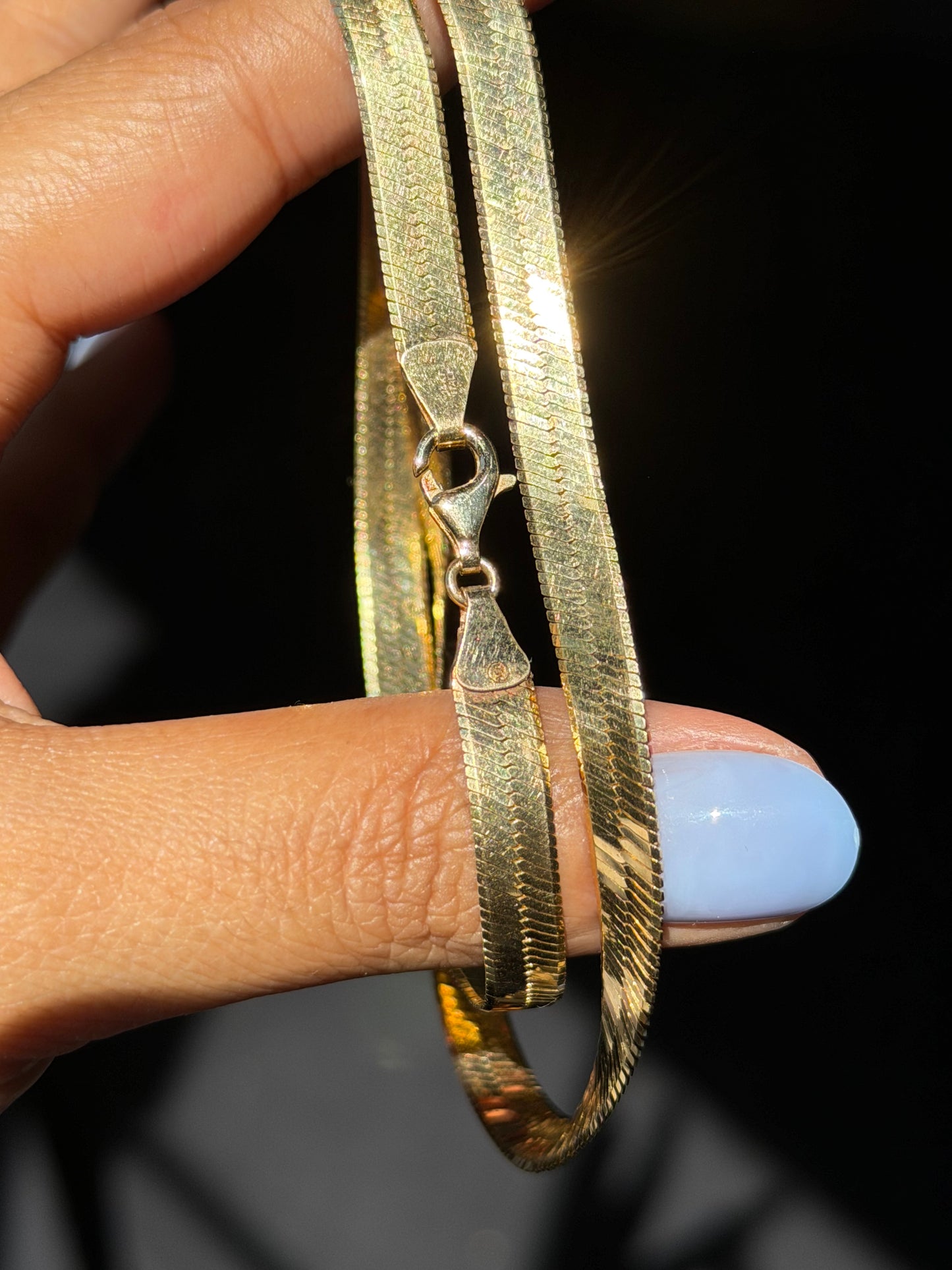 14k Italian Herringbone Chain