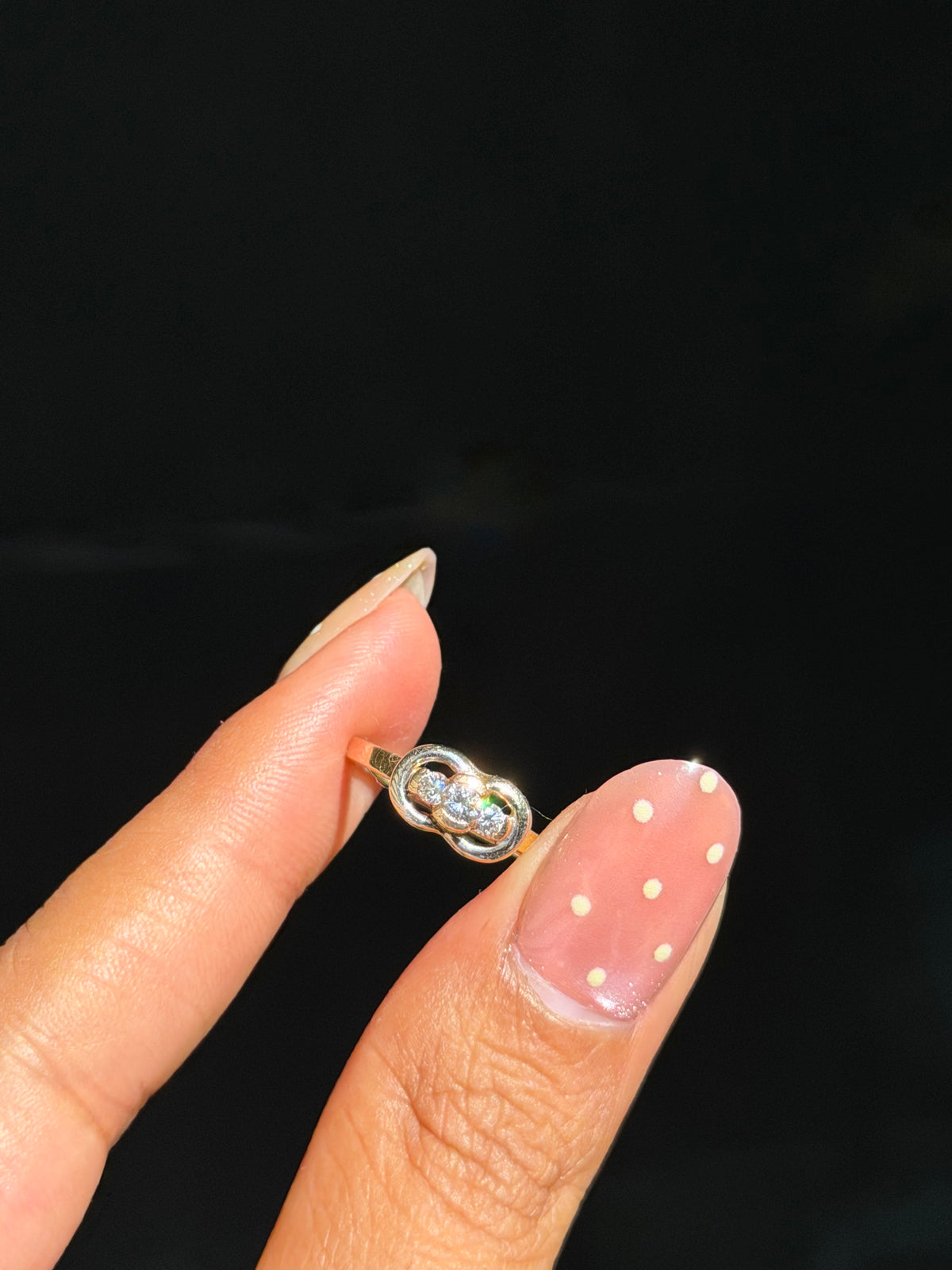 14k diamond ring