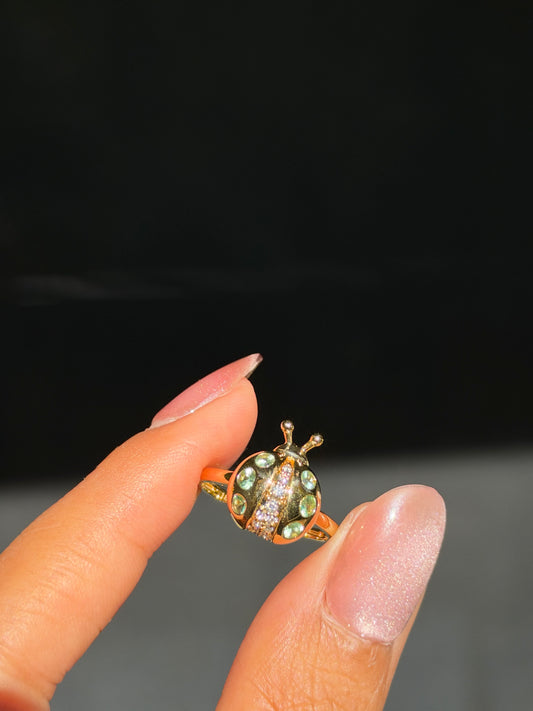 18k ladybug 🐞 ring