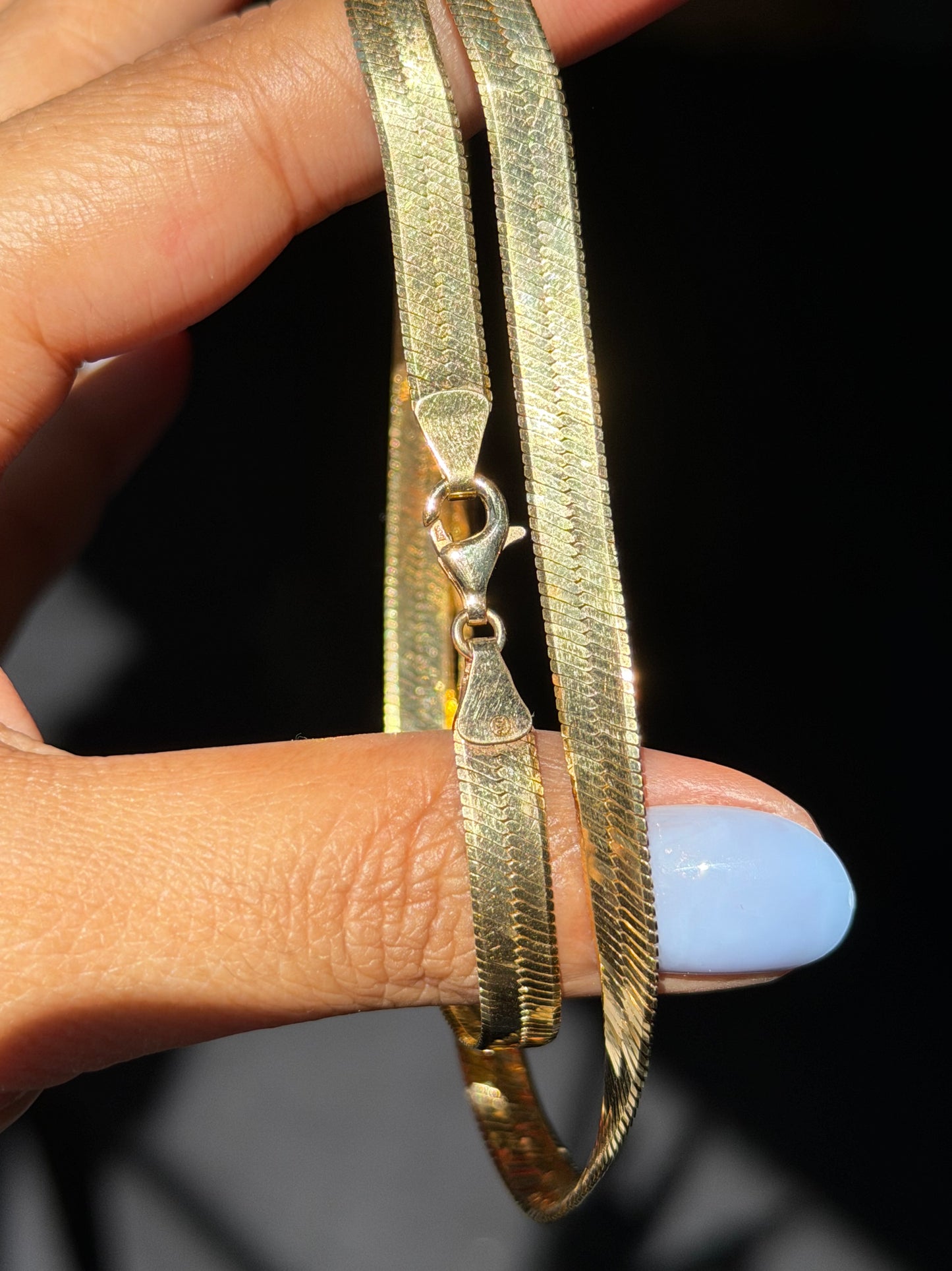 14k Italian Herringbone Chain