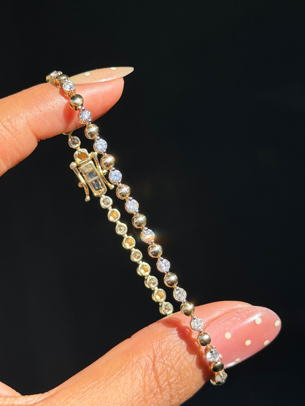 14k 1.50ct Diamond tennis bracelet