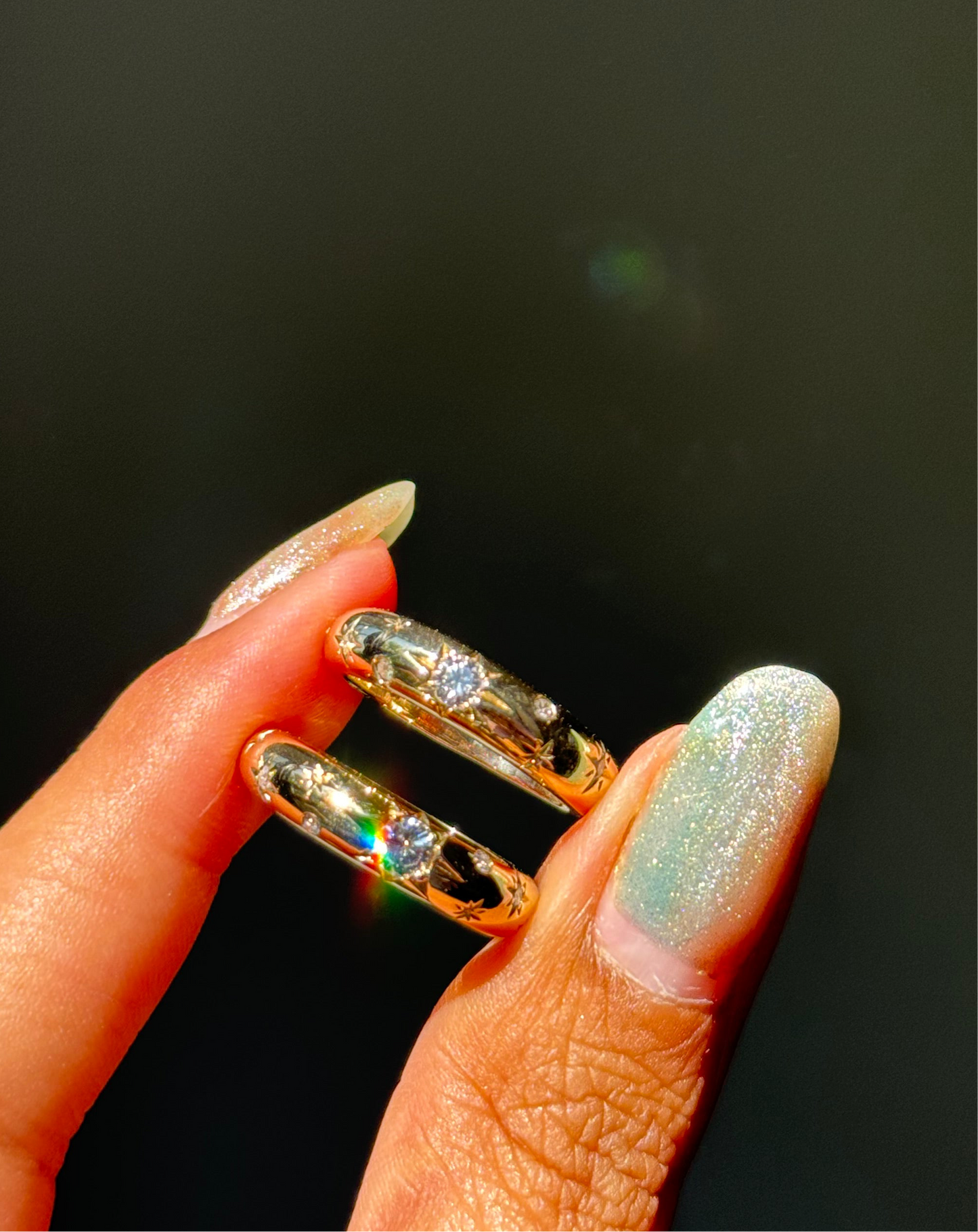 14k Star Dust Band