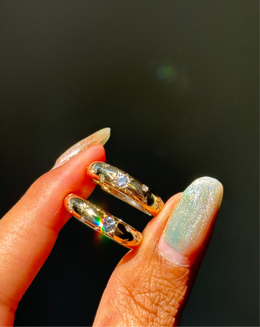14k Star Dust Band