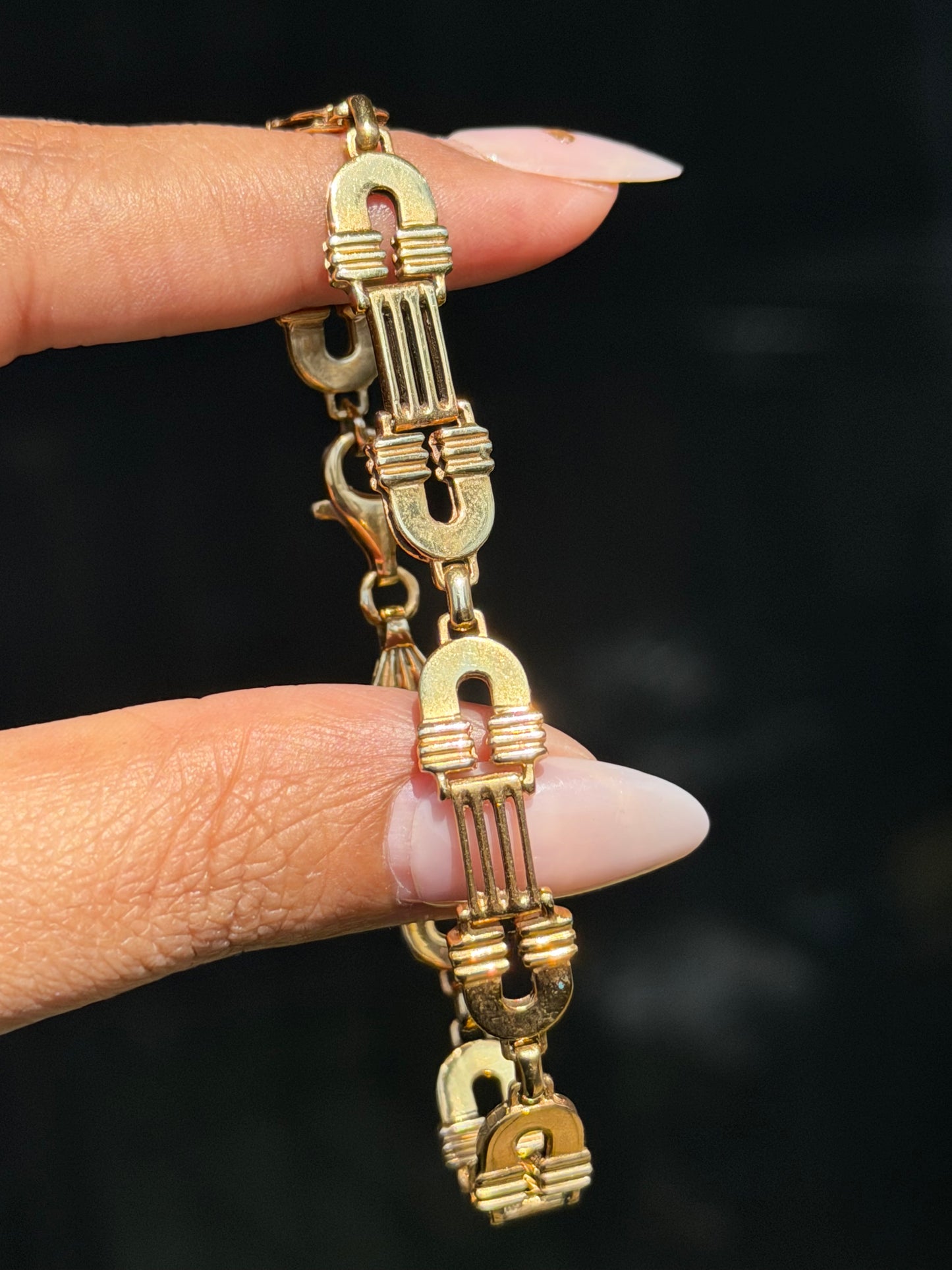 14k equestrian Bracelet