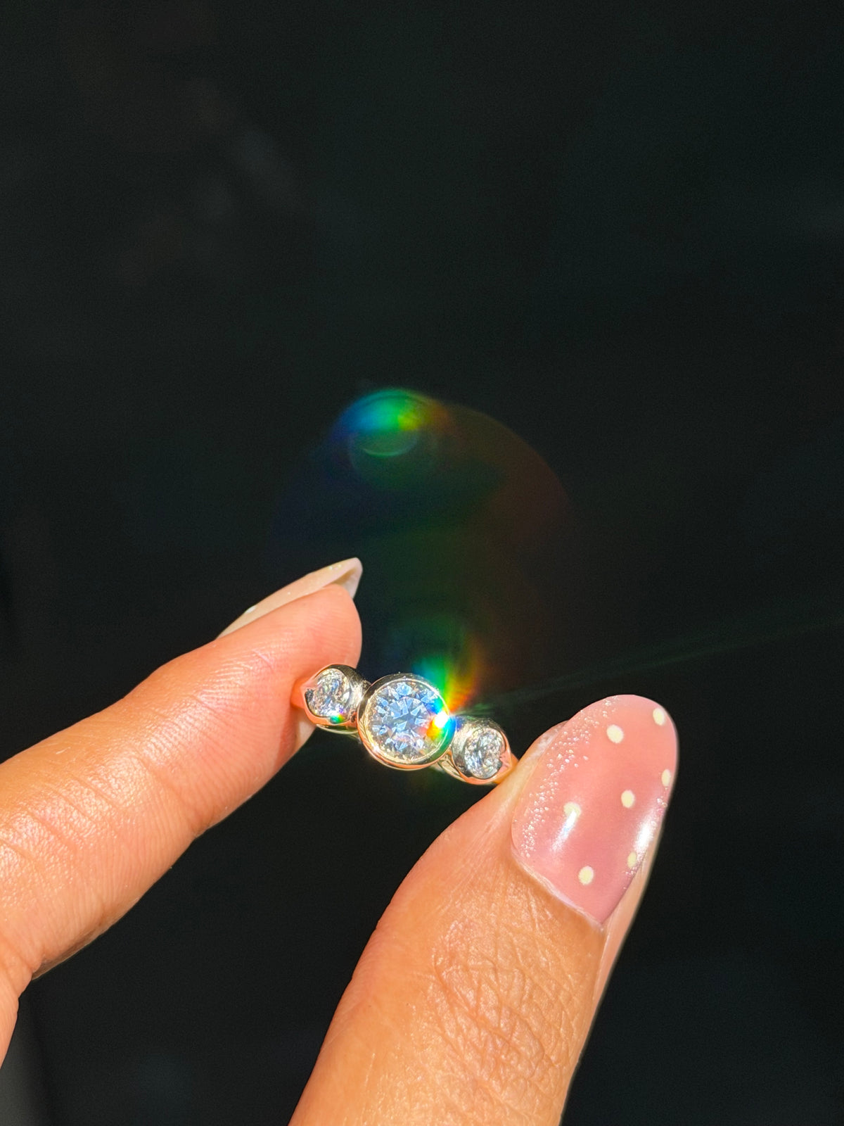 14k 1.50ctw lab diamond Ring