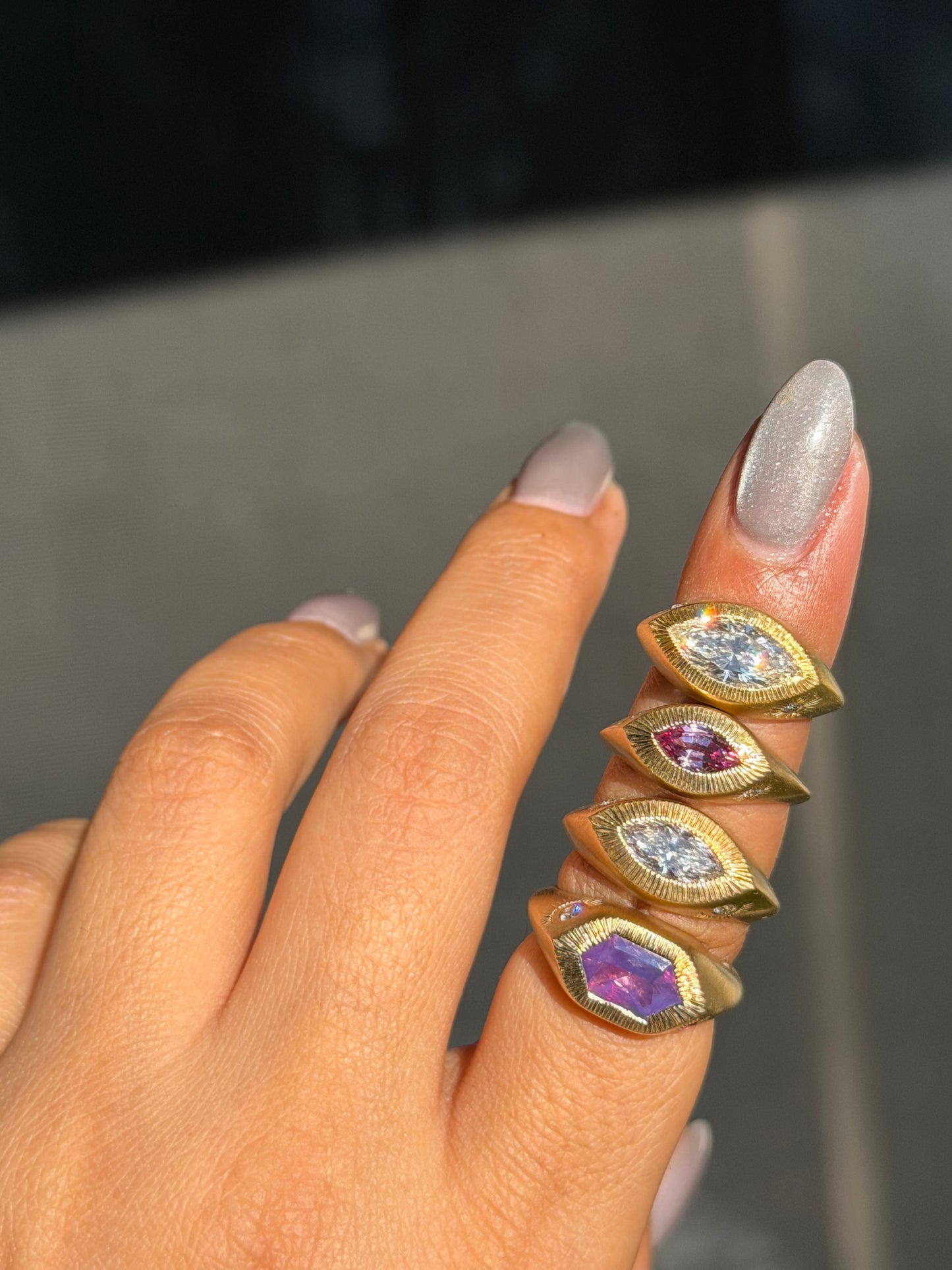 Malaya Garnet Horus Ring