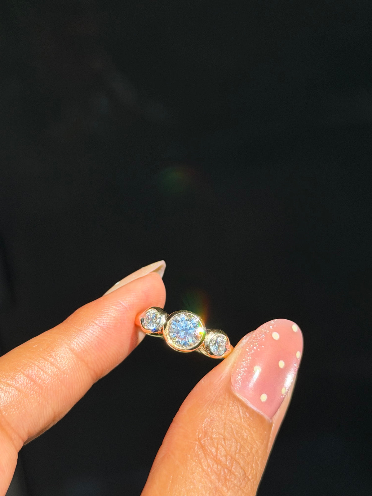 14k 1.50ctw lab diamond Ring