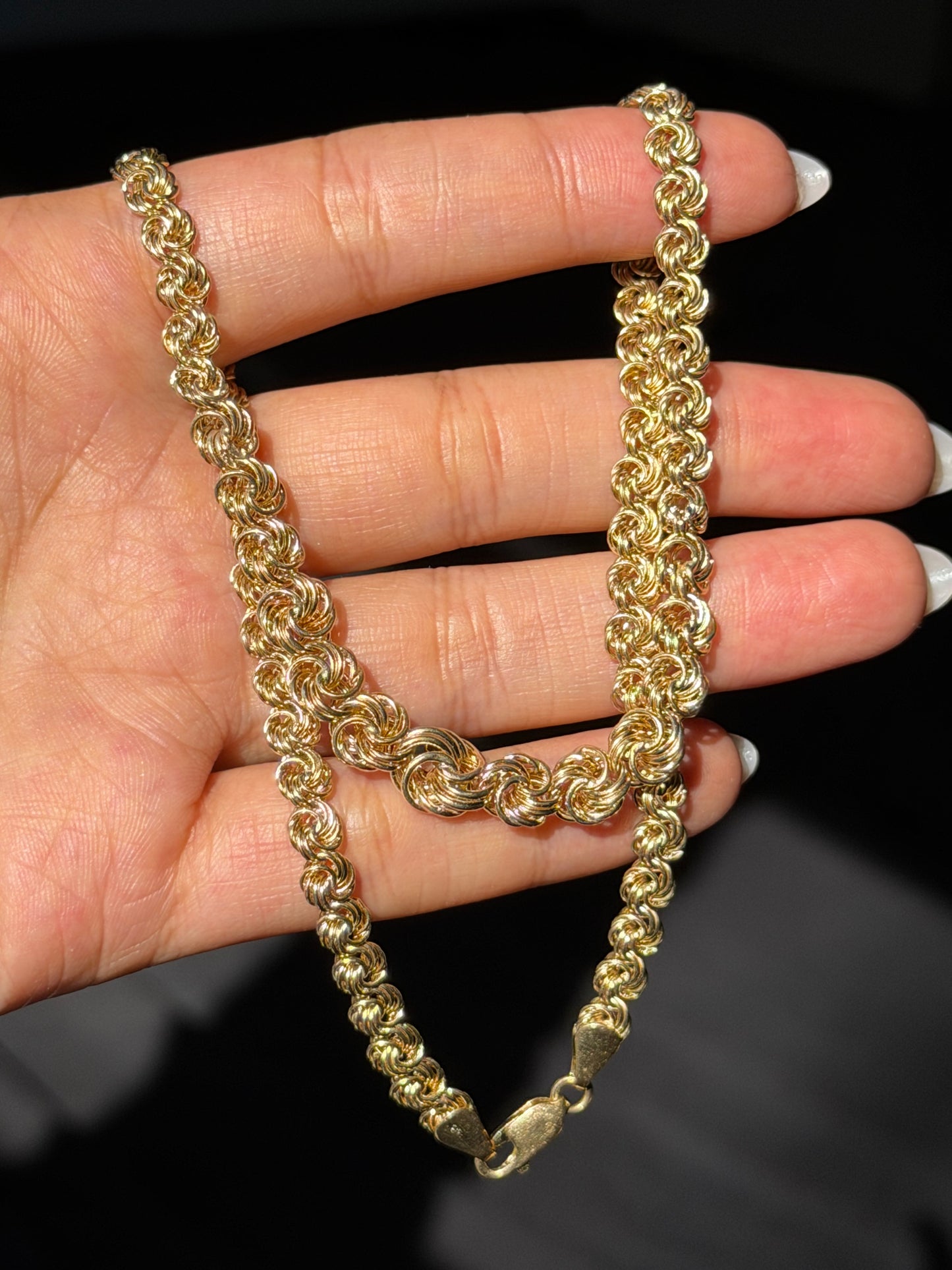 Vintage 14k Rosetta Necklace