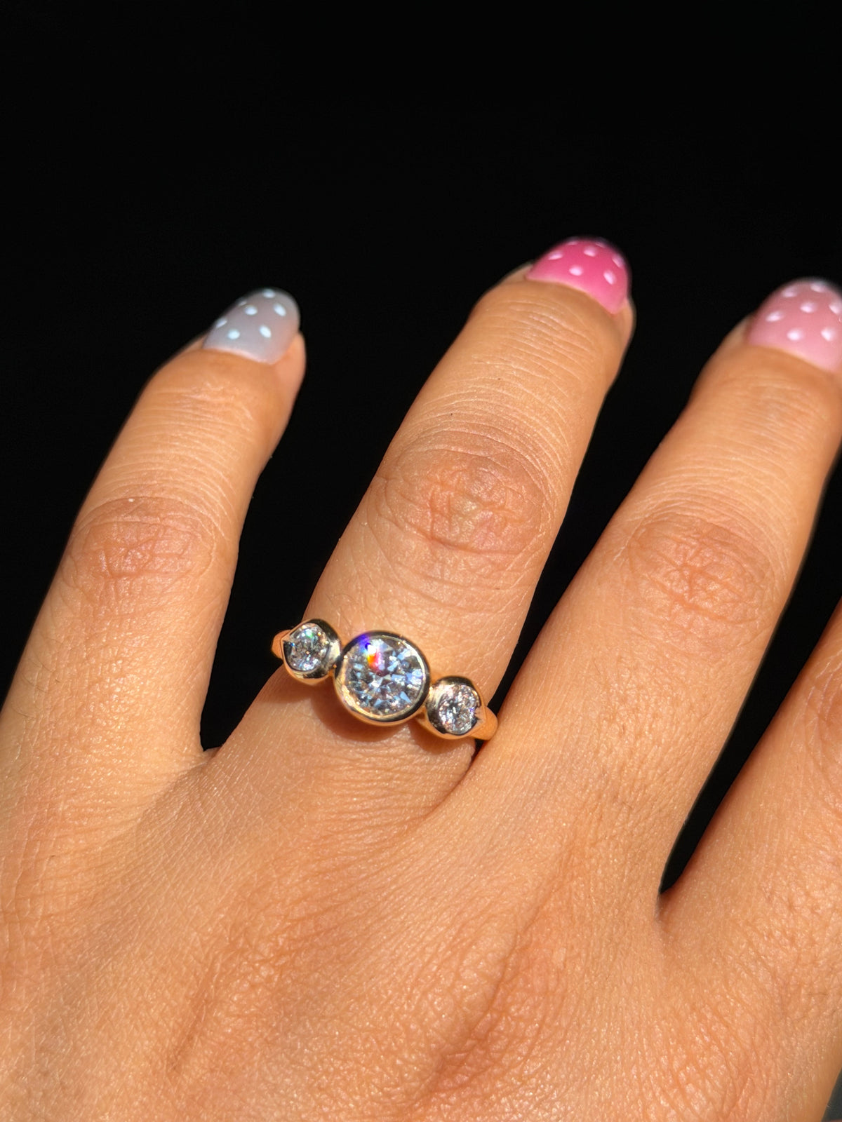 14k 1.50ctw lab diamond Ring