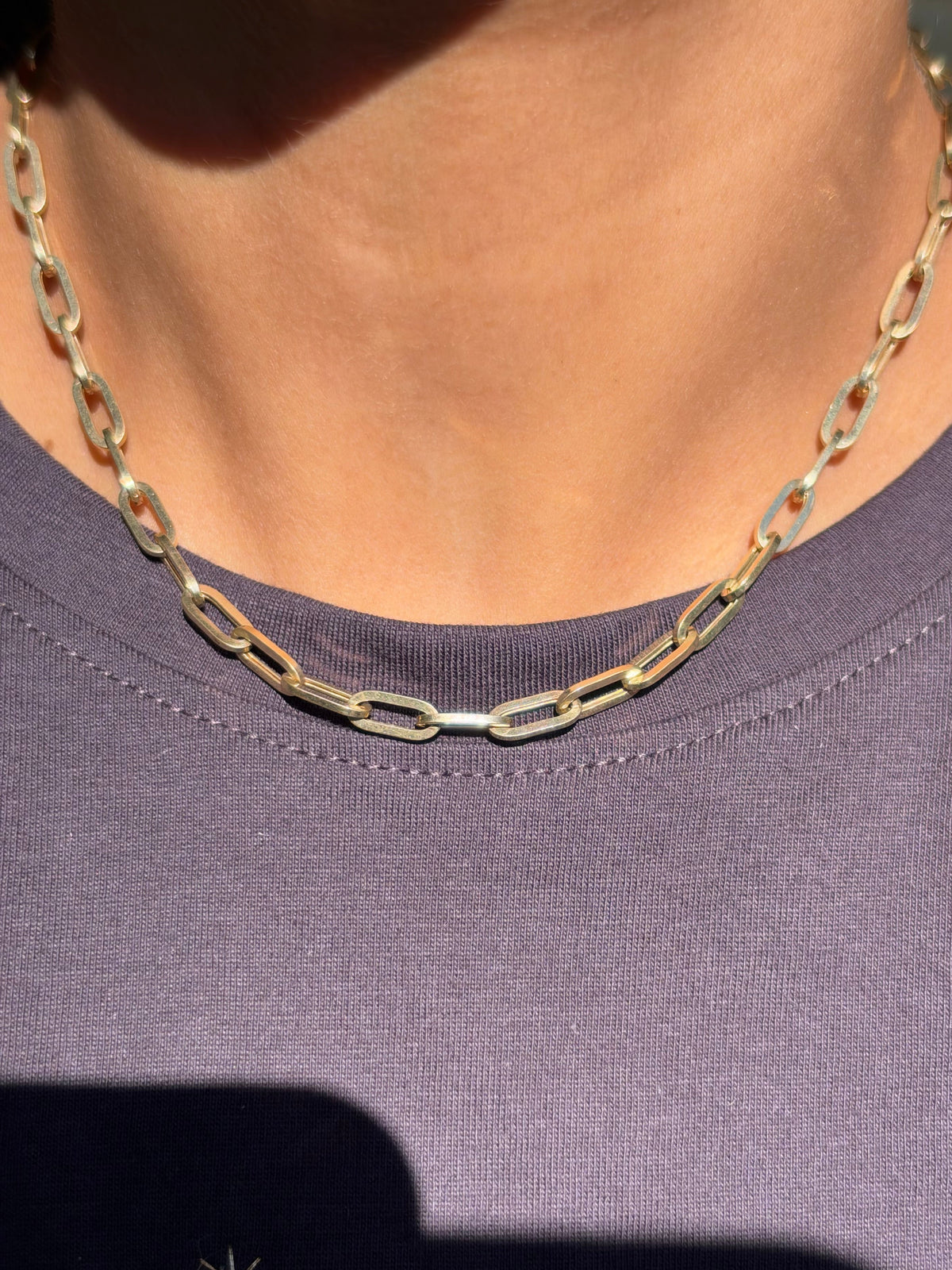14k paper clip chain ✨