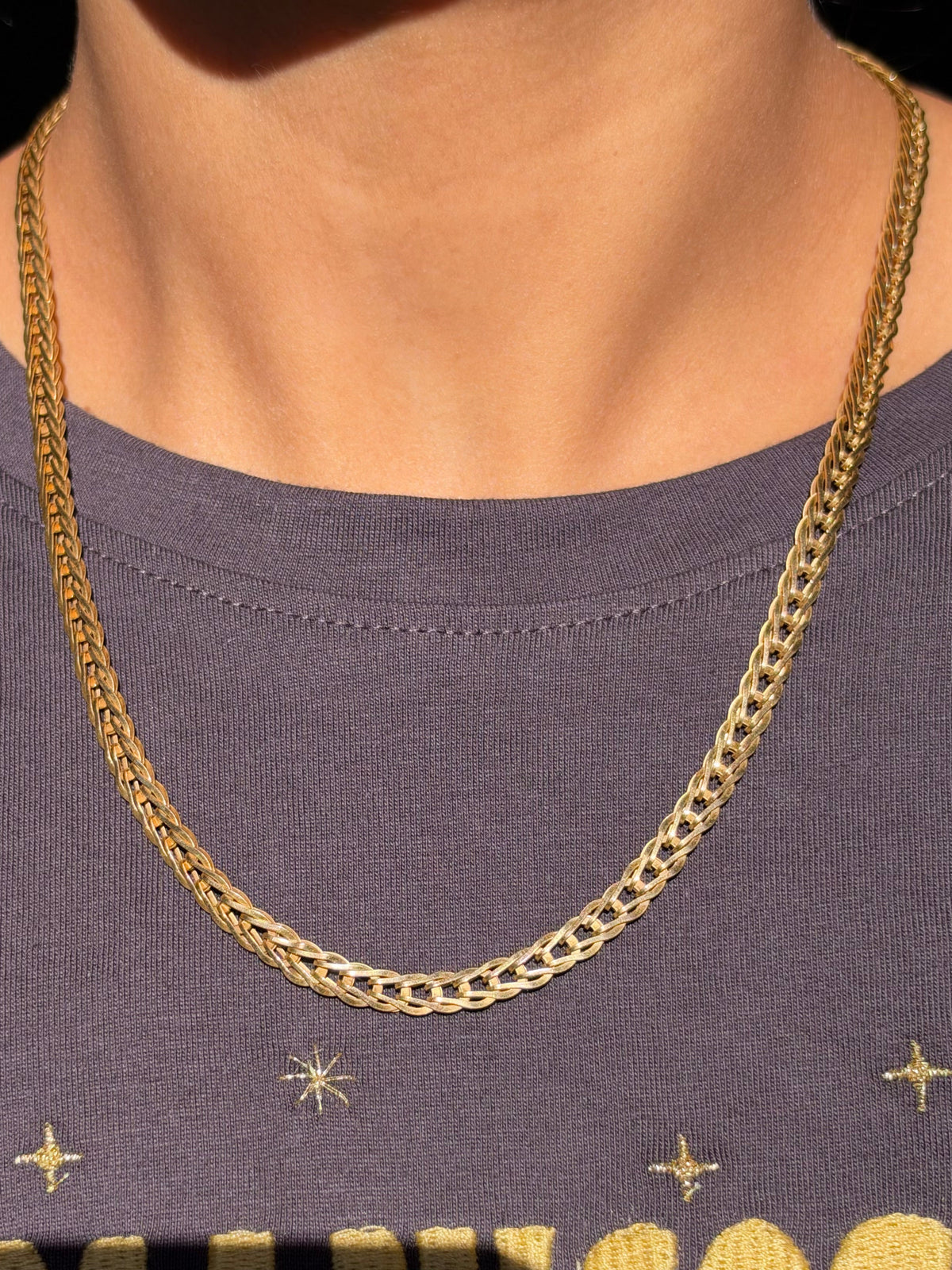 UnoAerre 14k braided chain