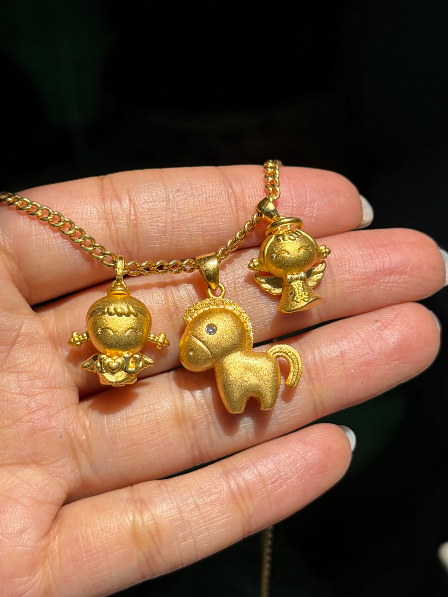 24k puffy charms