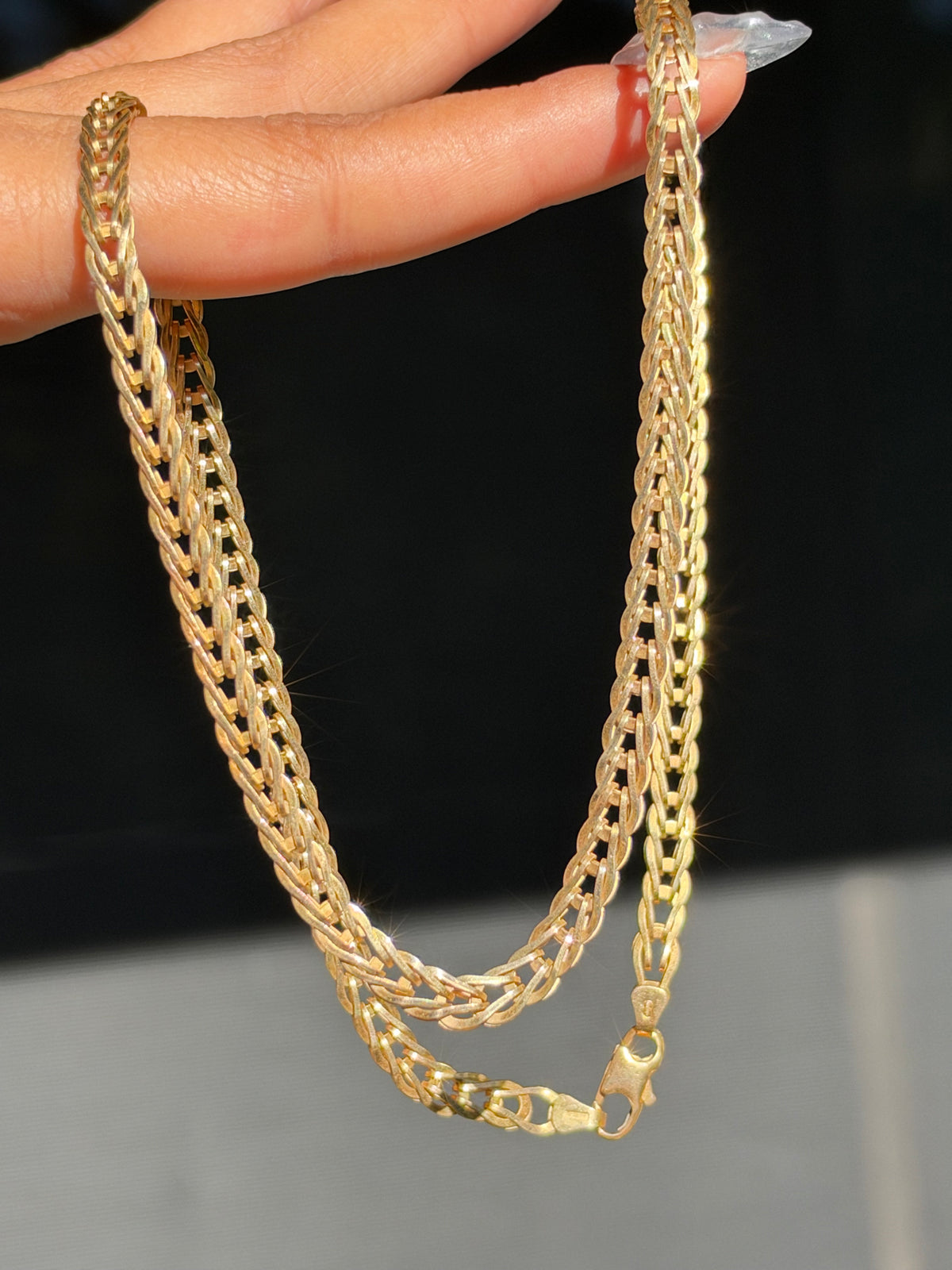 UnoAerre 14k braided chain