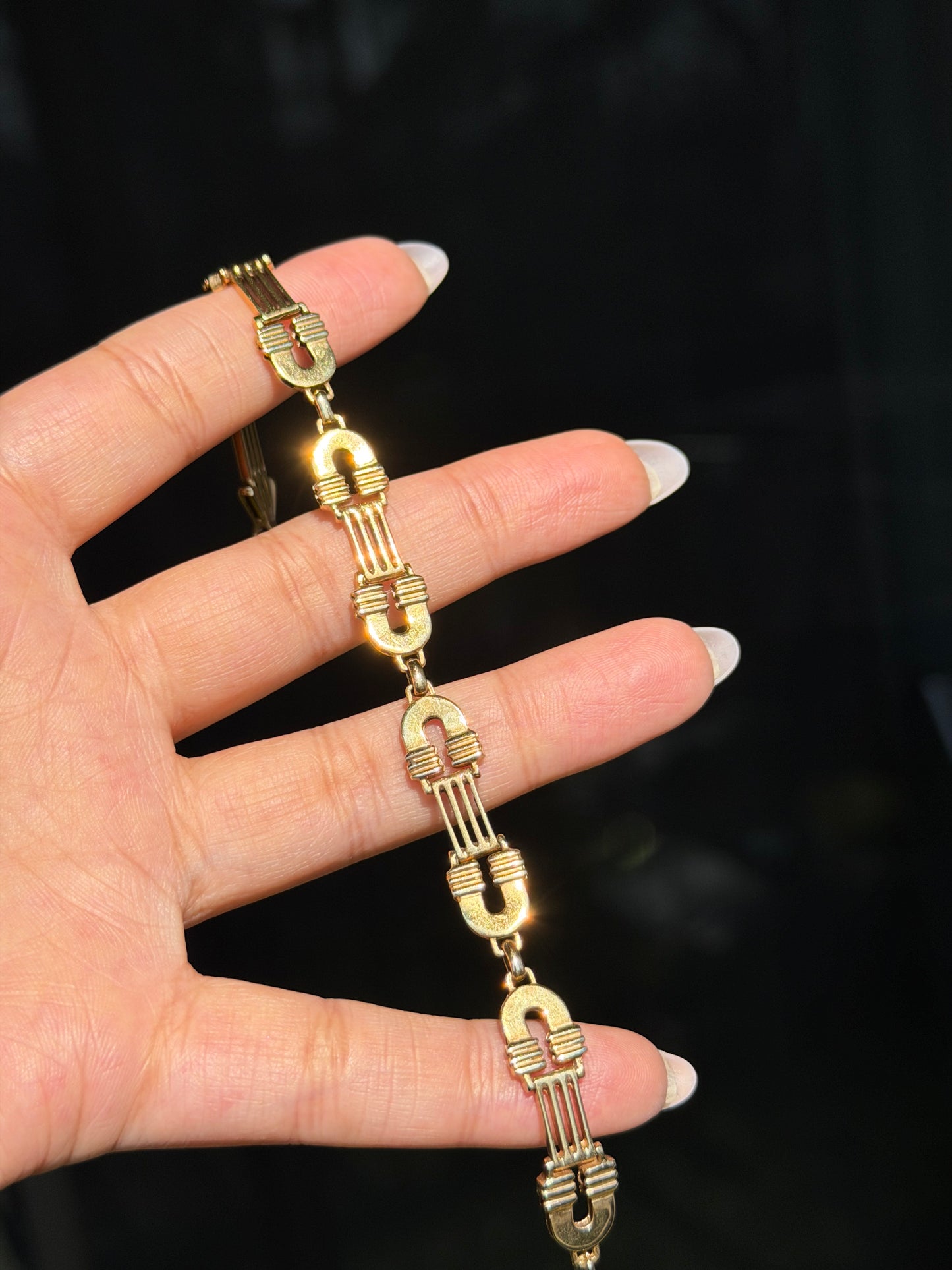 14k equestrian Bracelet