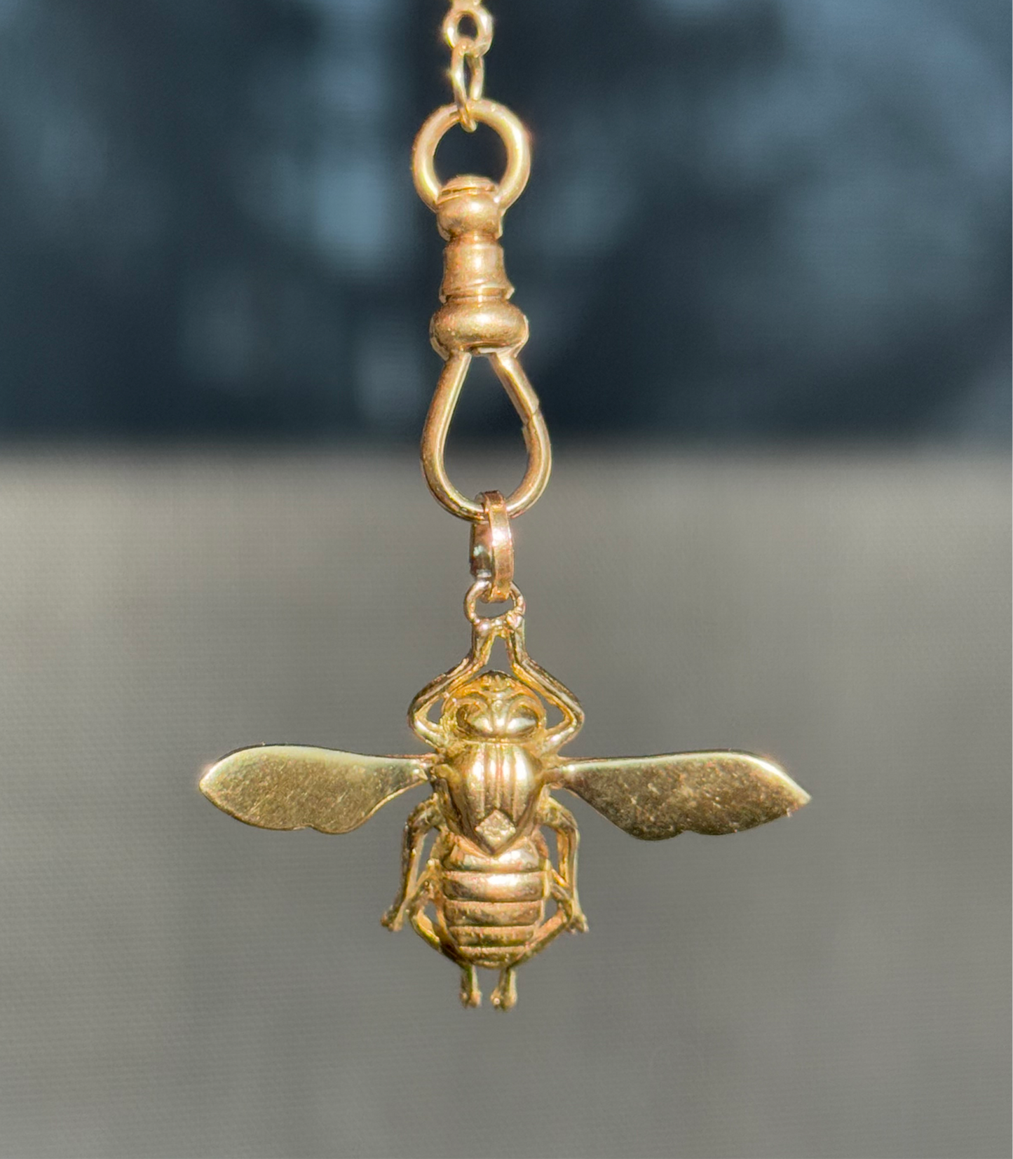 Vintage 14k Yellow gold Bee Charm