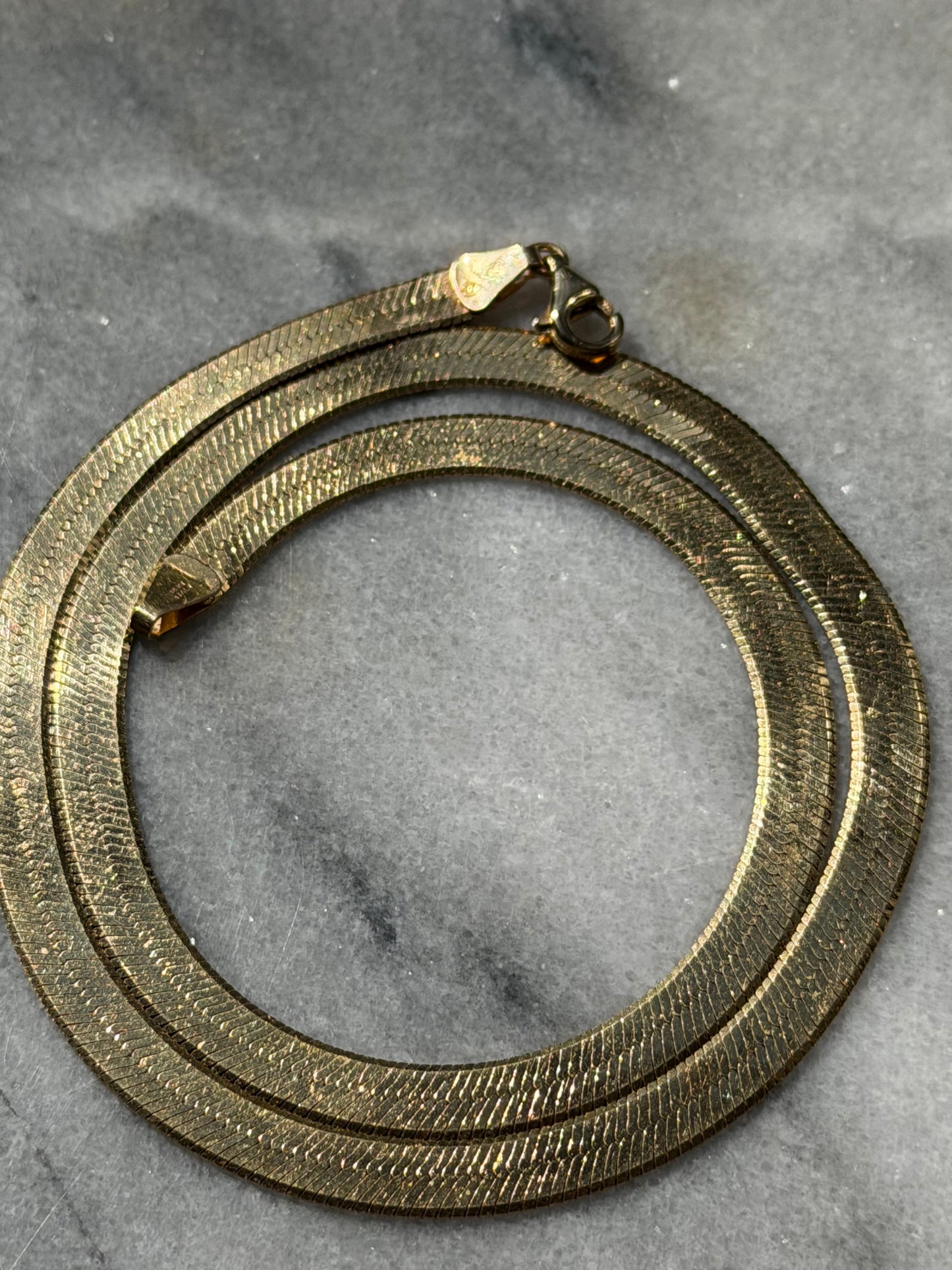 14k Italian Herringbone Chain
