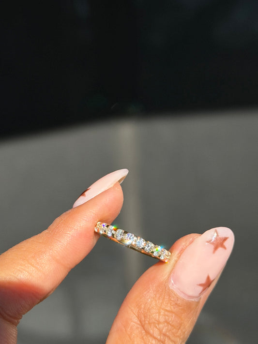18k 1.5ct diamond eternity band
