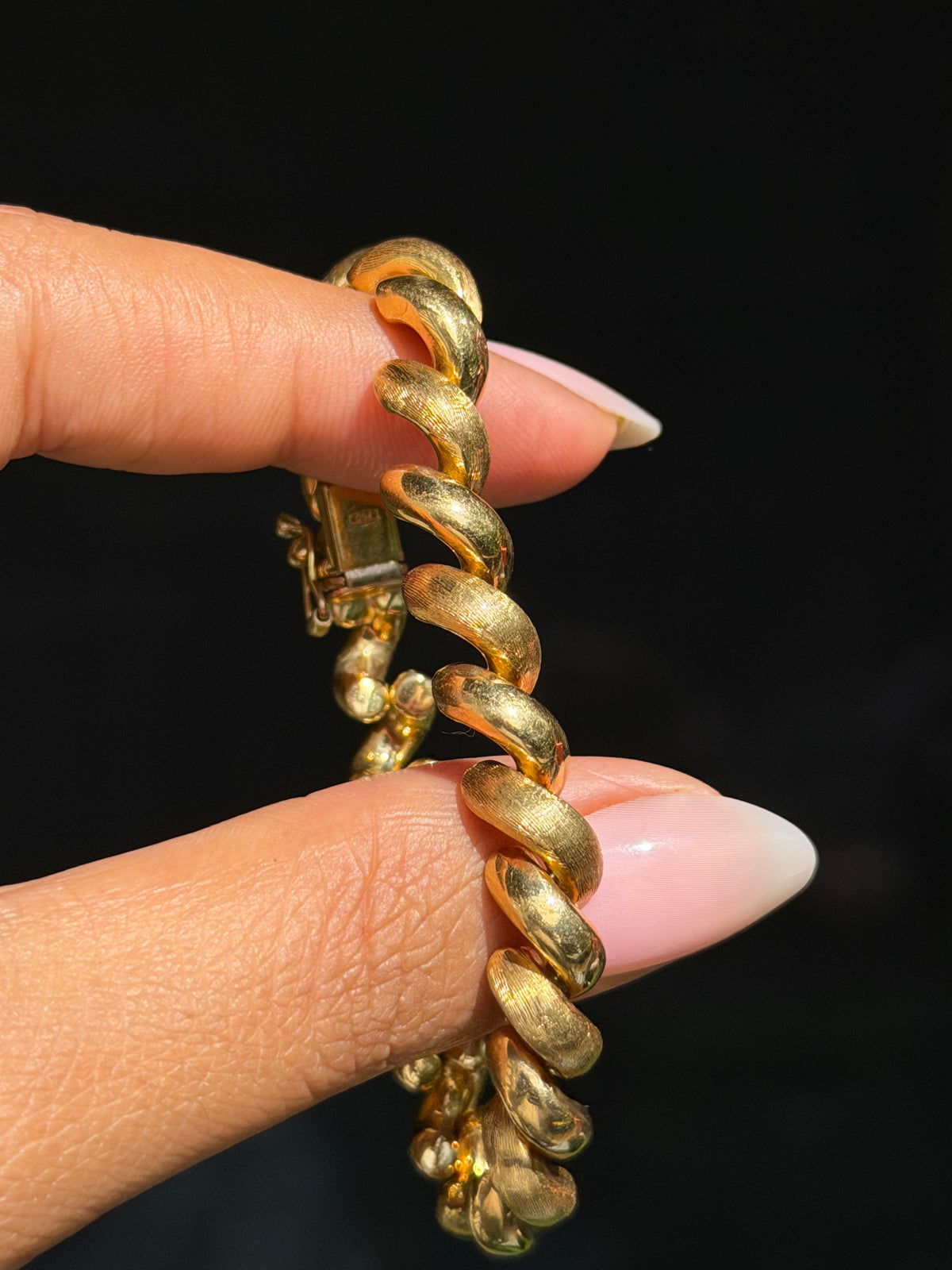 18k vintage Italian Sanmarco bracelet ✨