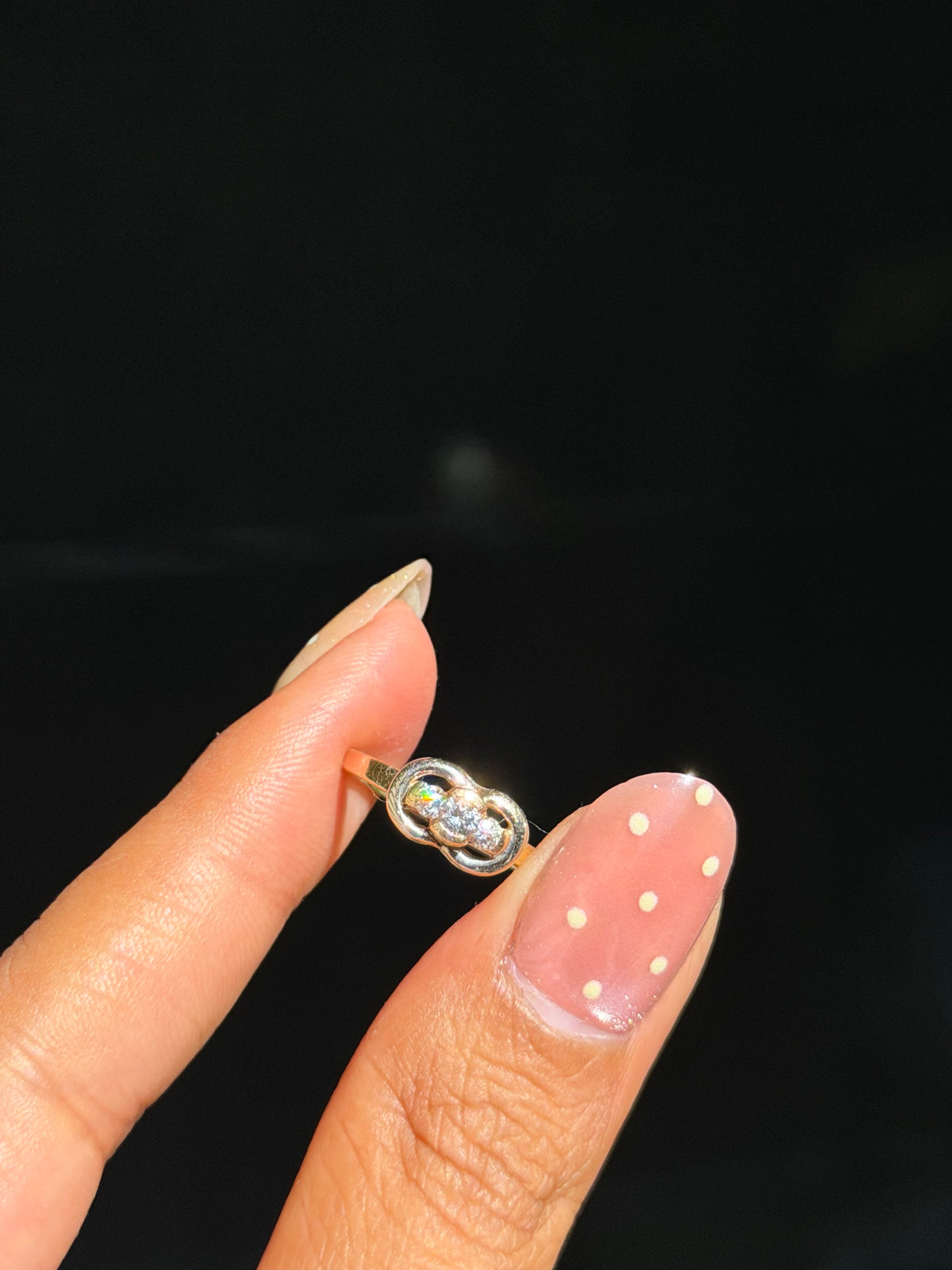 14k diamond ring