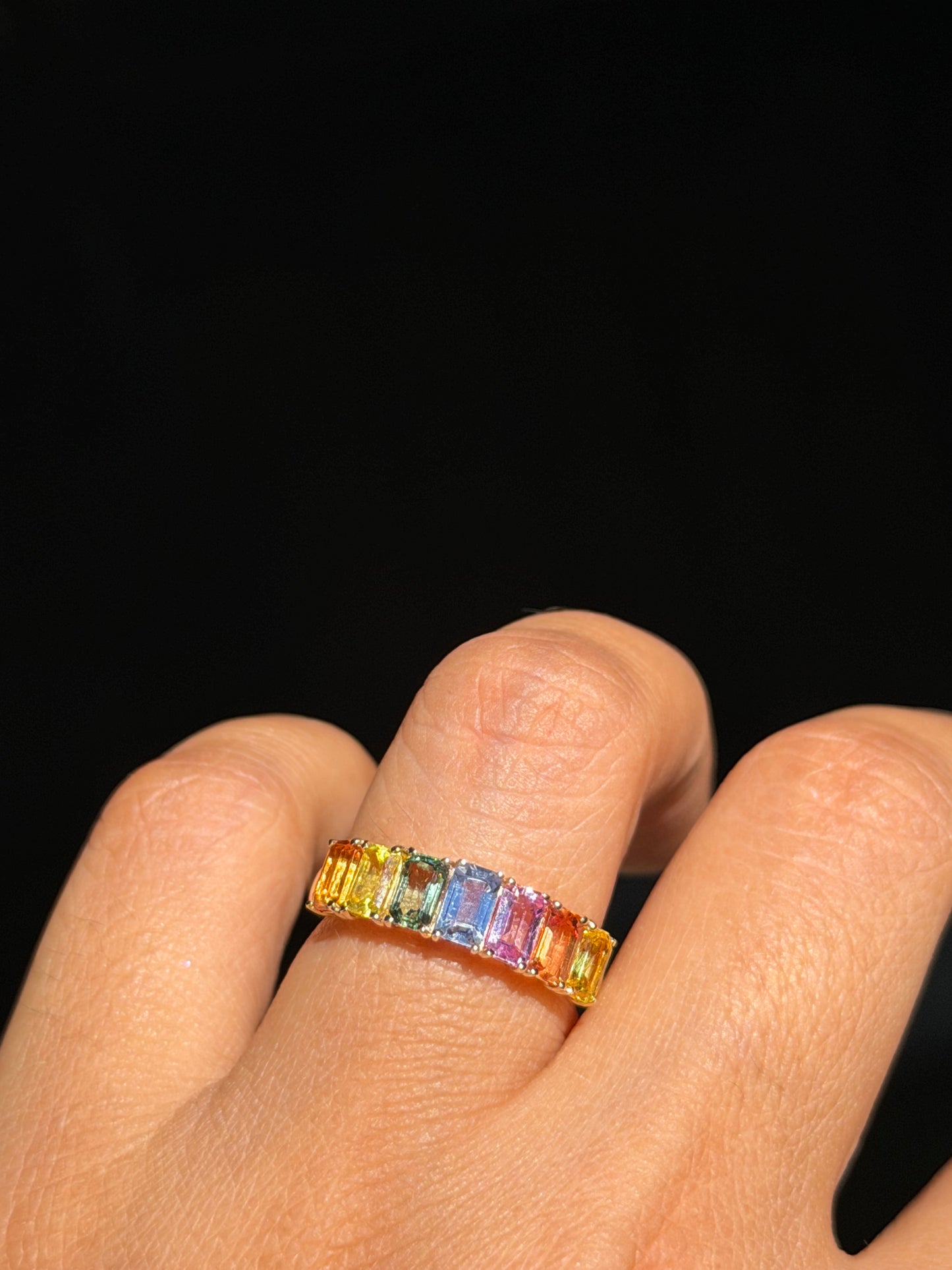 14k 2.66ct sapphire ring