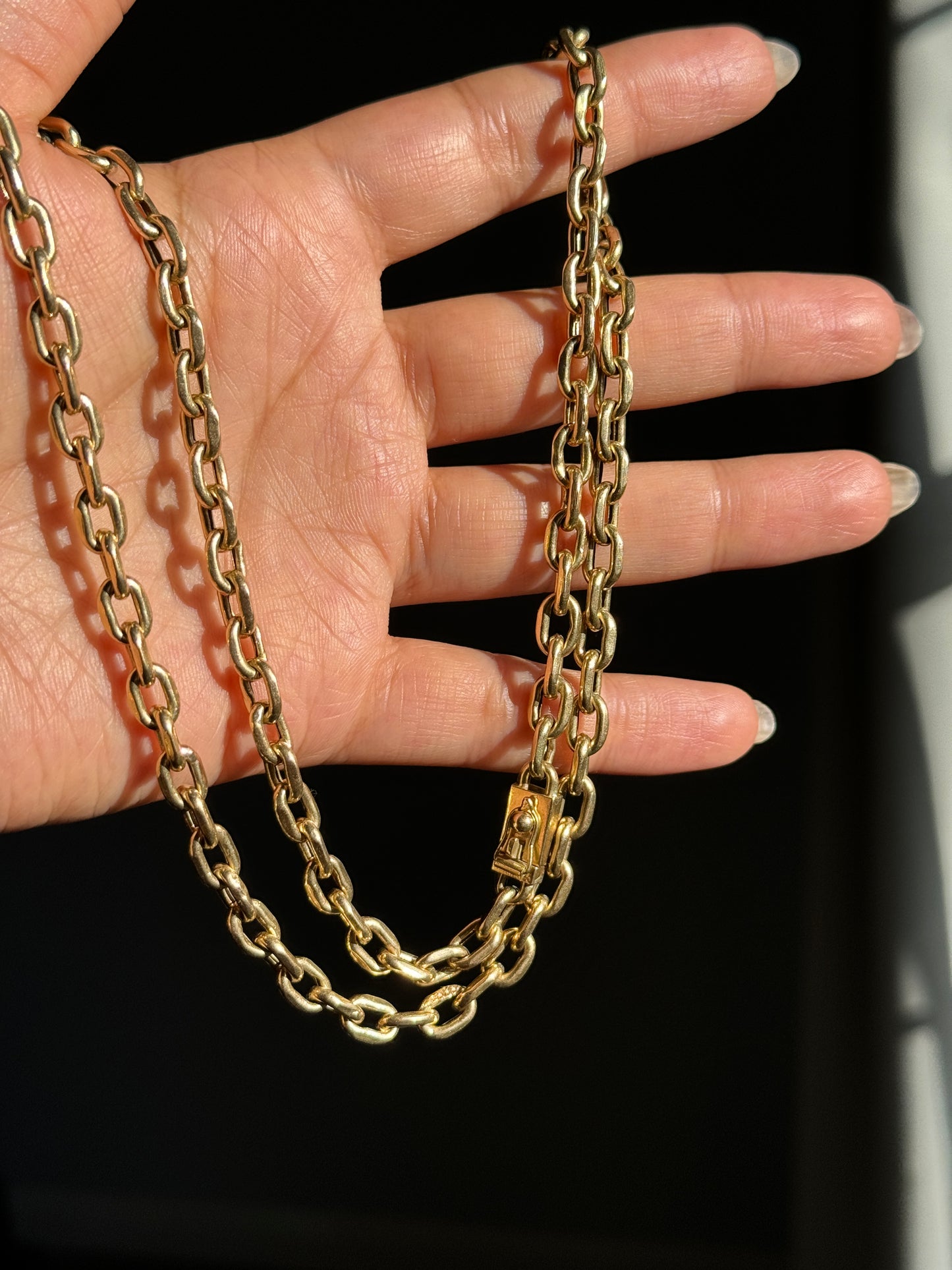 18k Biker chain