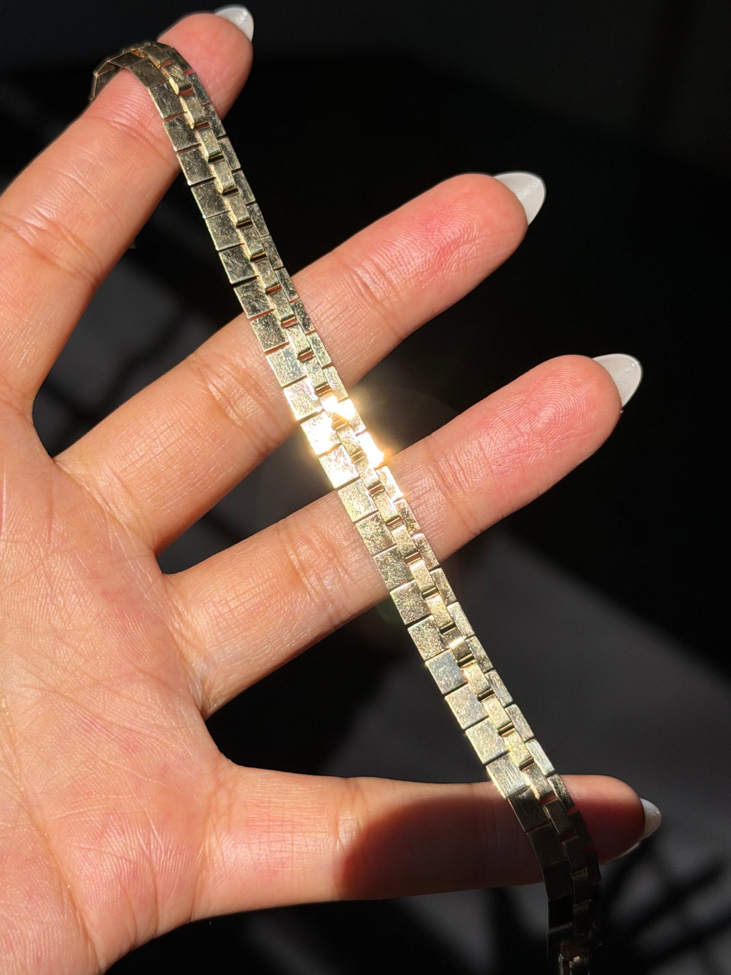 14k fringe cleopatra style bracelet