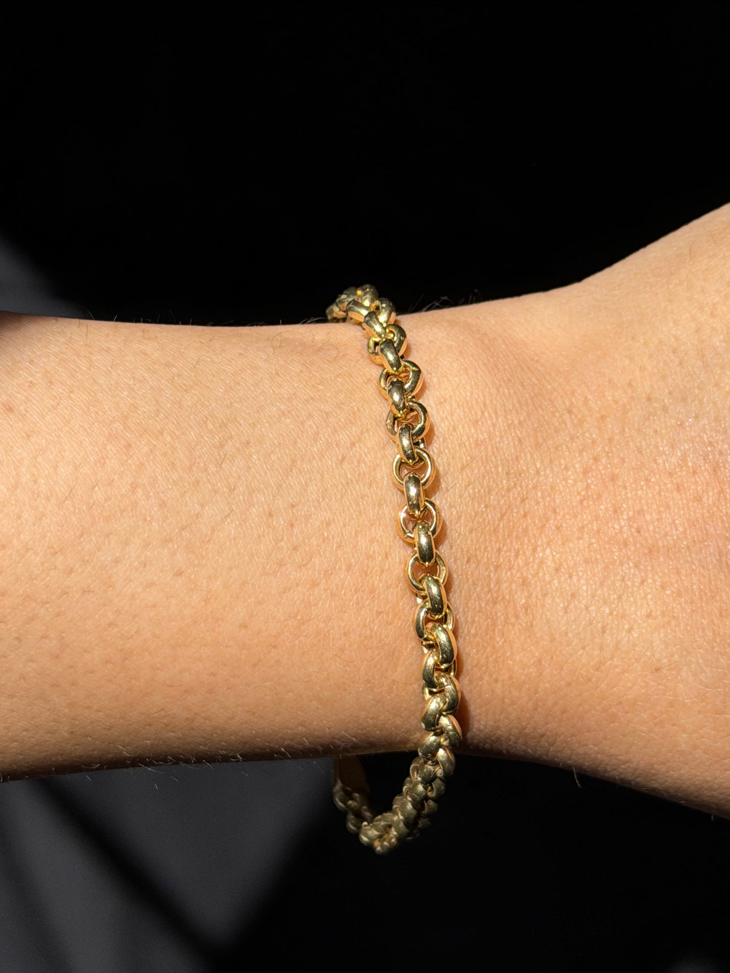 14k Rolo bracelet