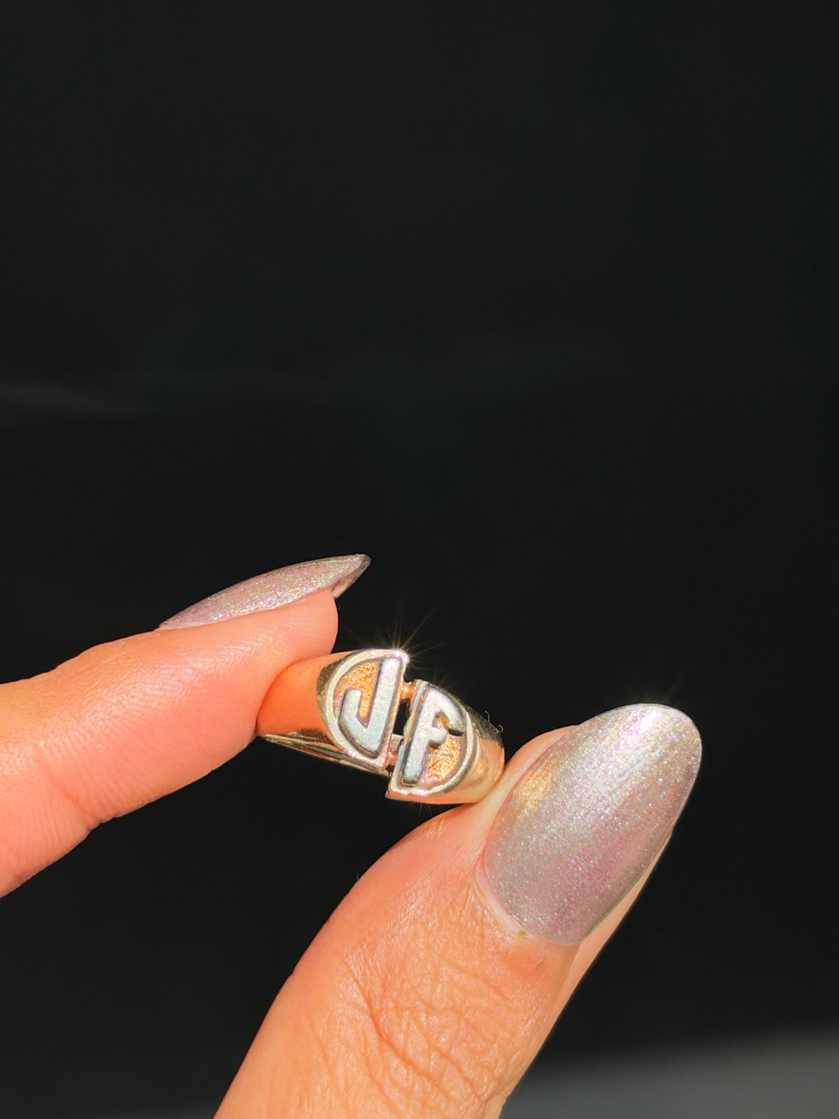 14k J-F vintage signet ring