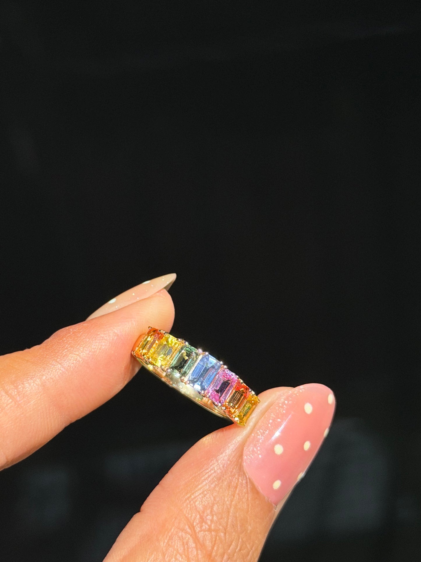 14k 2.66ct sapphire ring