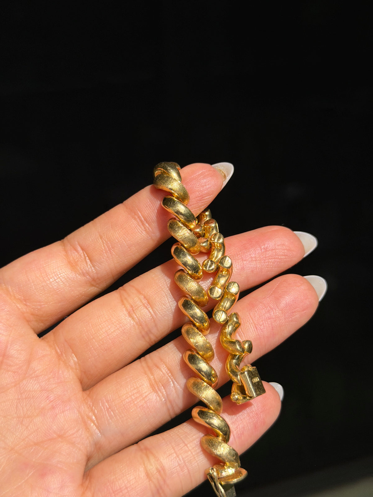 18k vintage Italian Sanmarco bracelet ✨