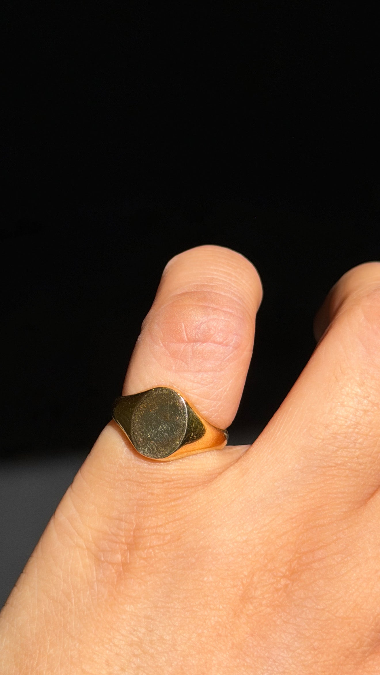 22k signet ring