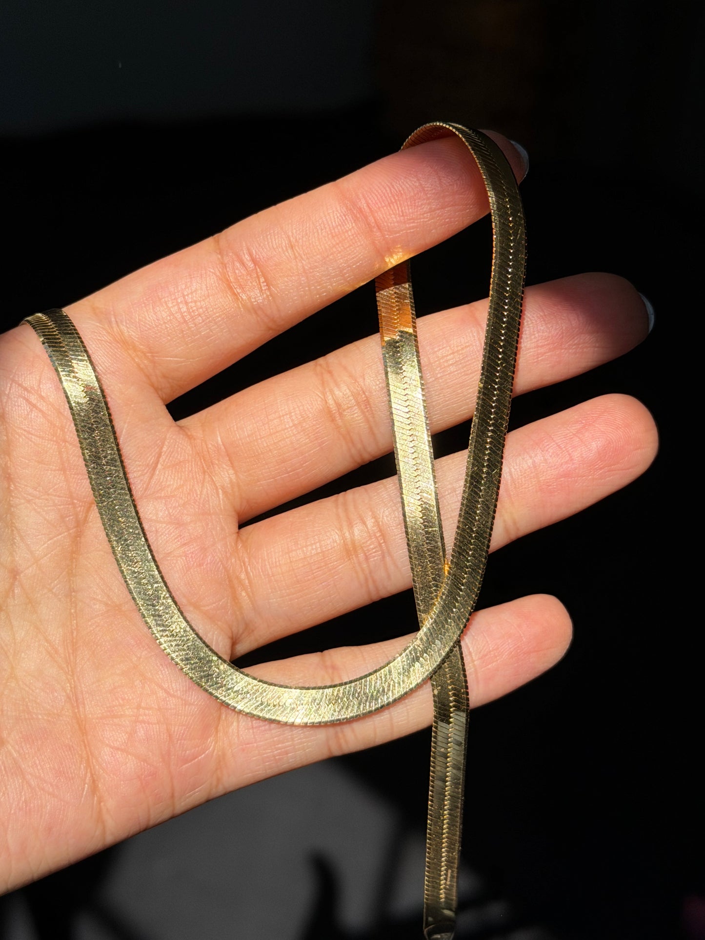 14k Italian Herringbone Chain