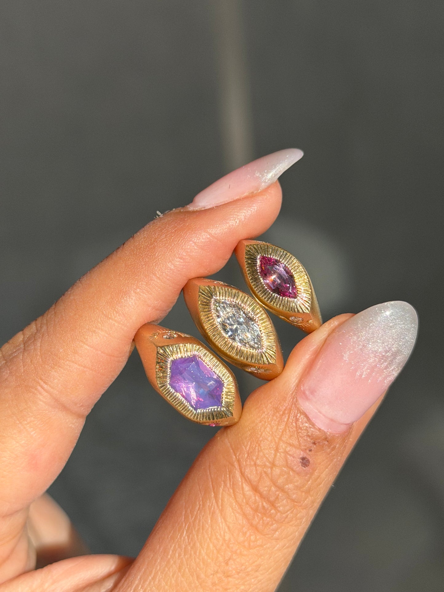 Malaya Garnet Horus Ring