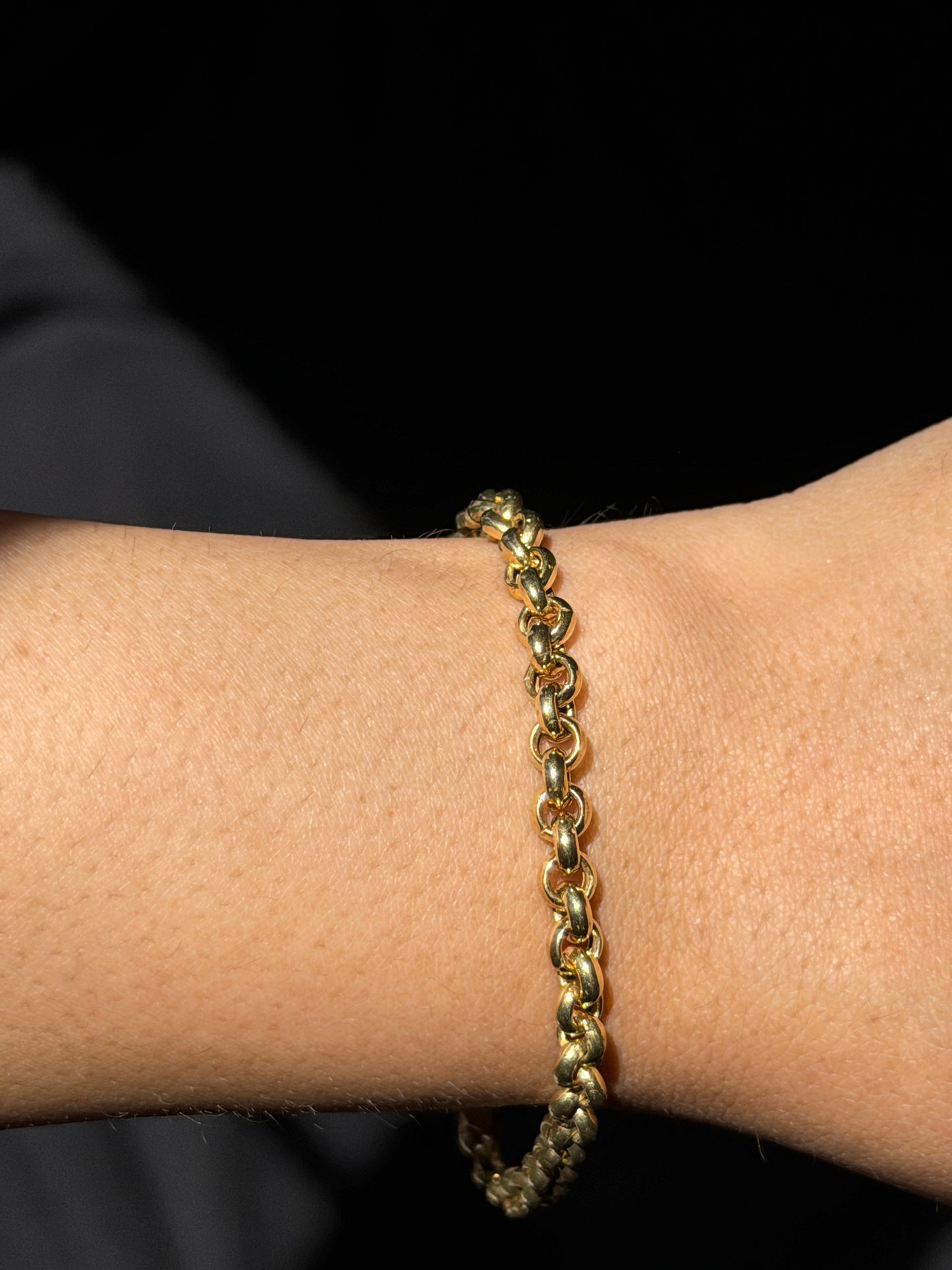 14k Rolo bracelet