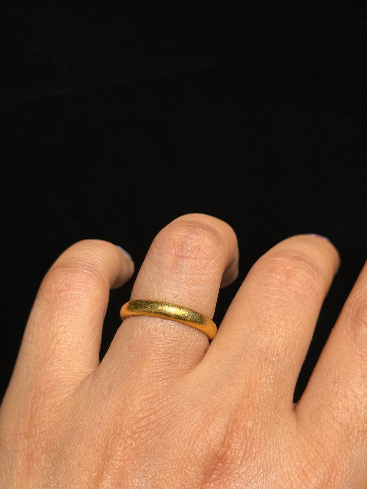 24k pure gold band