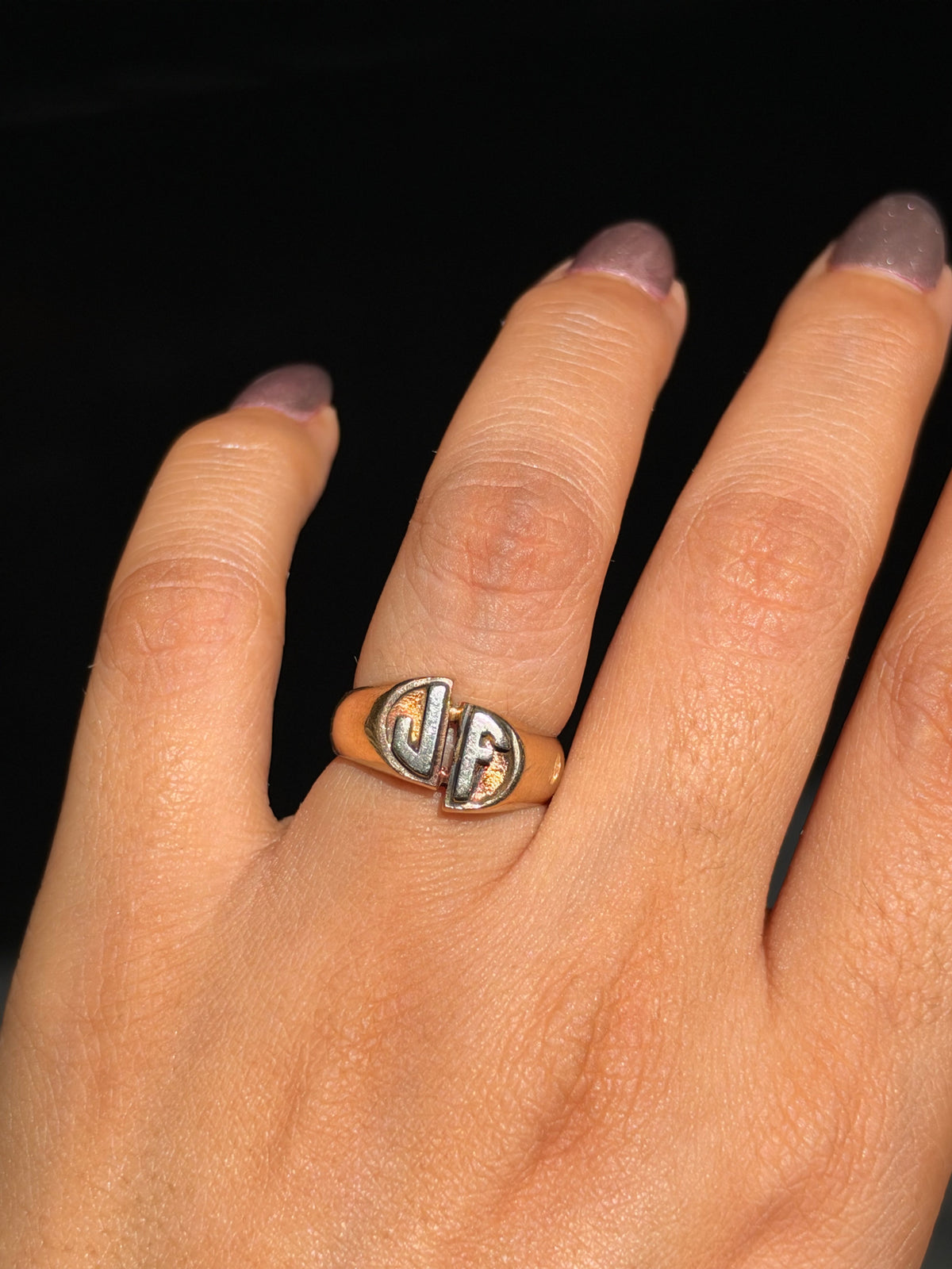 14k J-F vintage signet ring