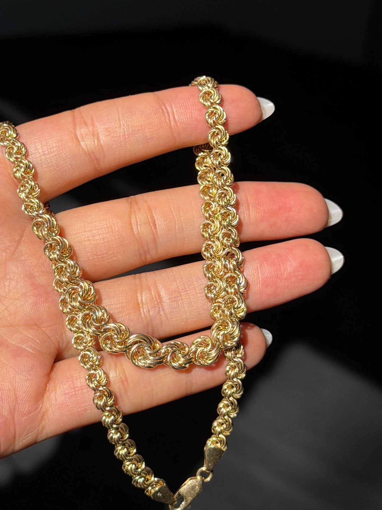 Vintage 14k Rosetta Necklace