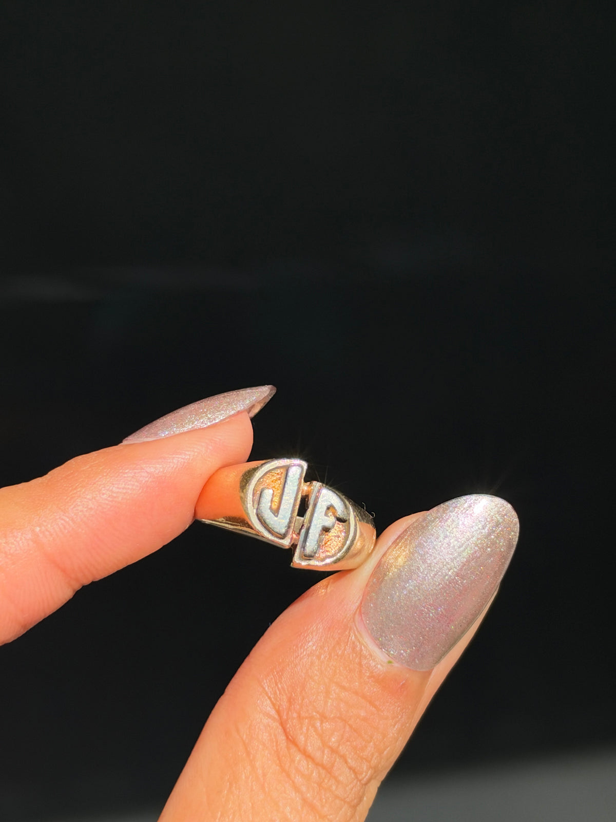 14k J-F vintage signet ring